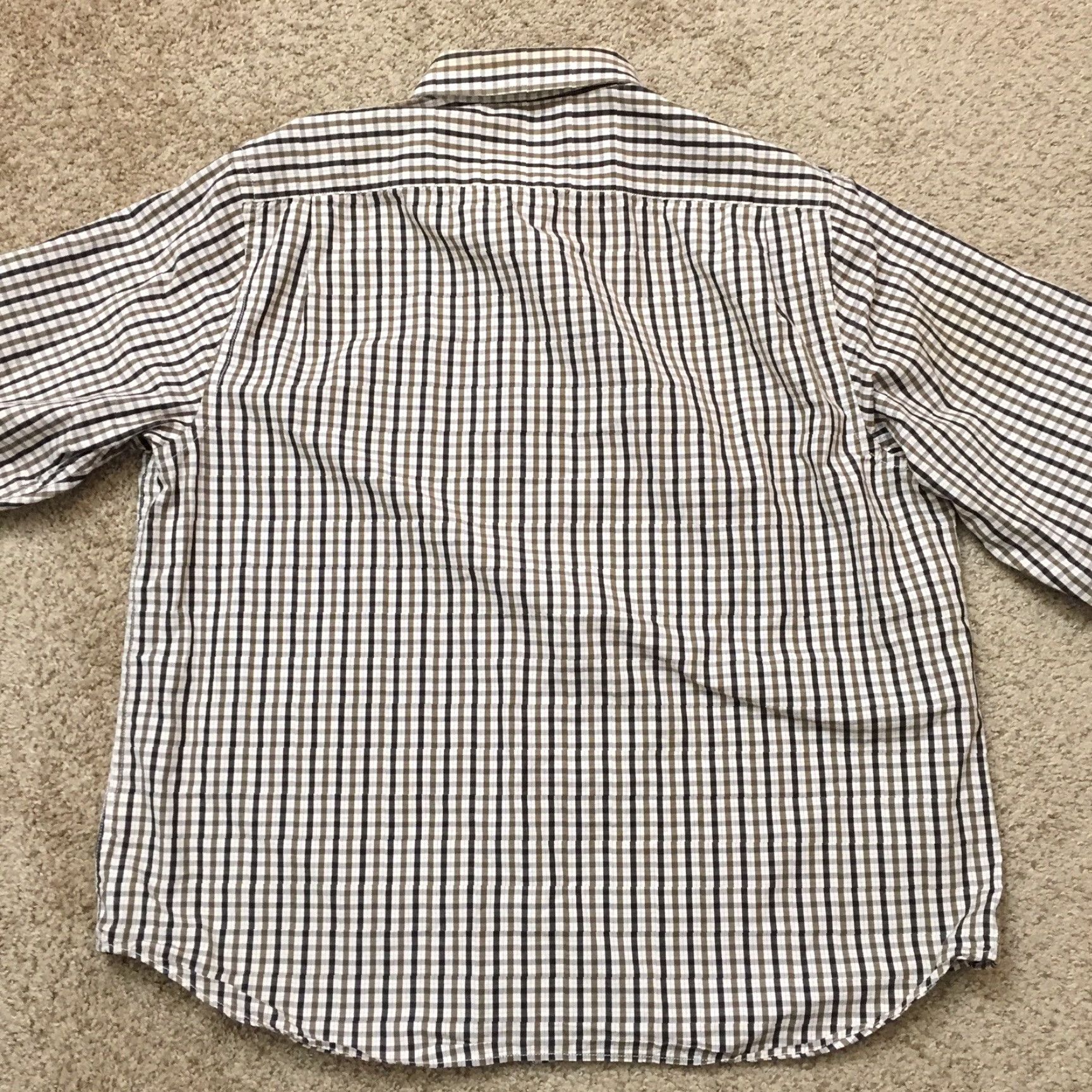 Old Navy Old Navy Shirt Mens 2XL Black Plaid Long Sleeve Button-Up Shirt Size US XXL / EU 58 / 5 - 7 Thumbnail