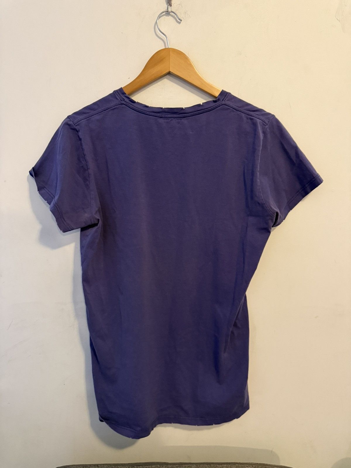 Balmain Balmain distressed 2015 t shirt size M purple Size US M / EU 48-50 / 2 - 2 Thumbnail
