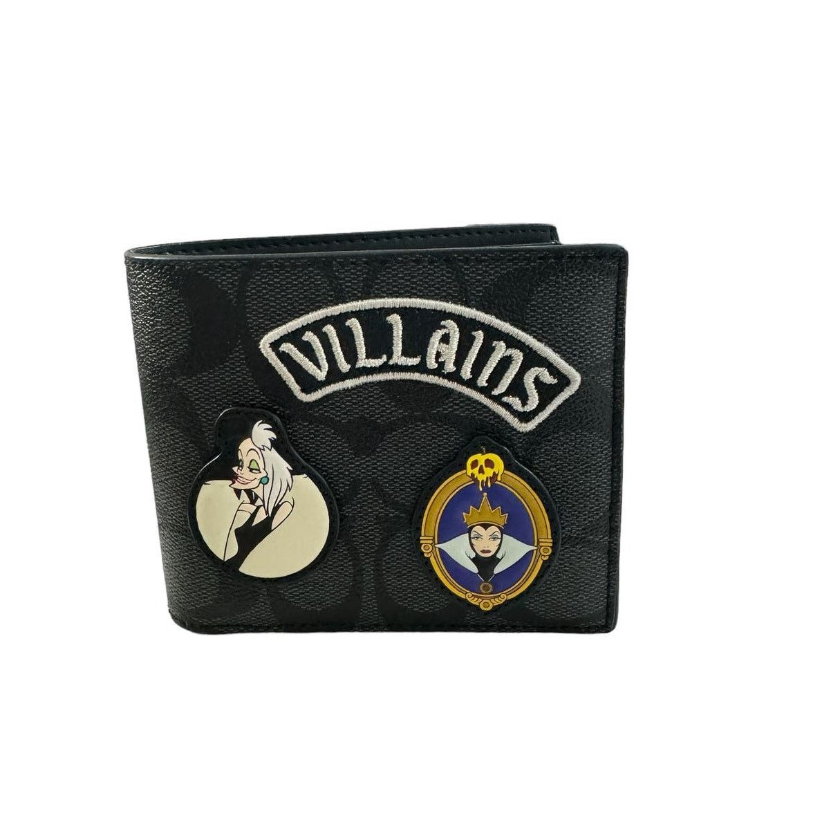 Coach Disney X Coach Villians Wallet In Signature Canvas Patches Size ONE SIZE - 8 Thumbnail