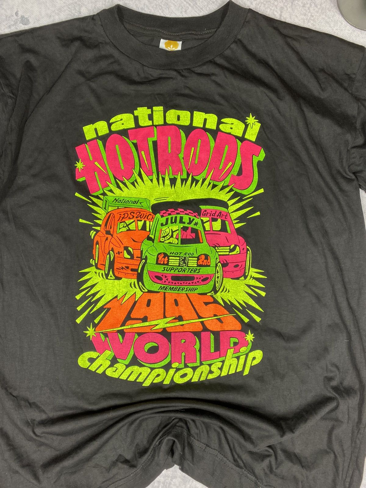Affliction × Vintage Vintage T-shirt National Hotrods world championship 1995 Size US XL / EU 56 / 4 - 3 Thumbnail