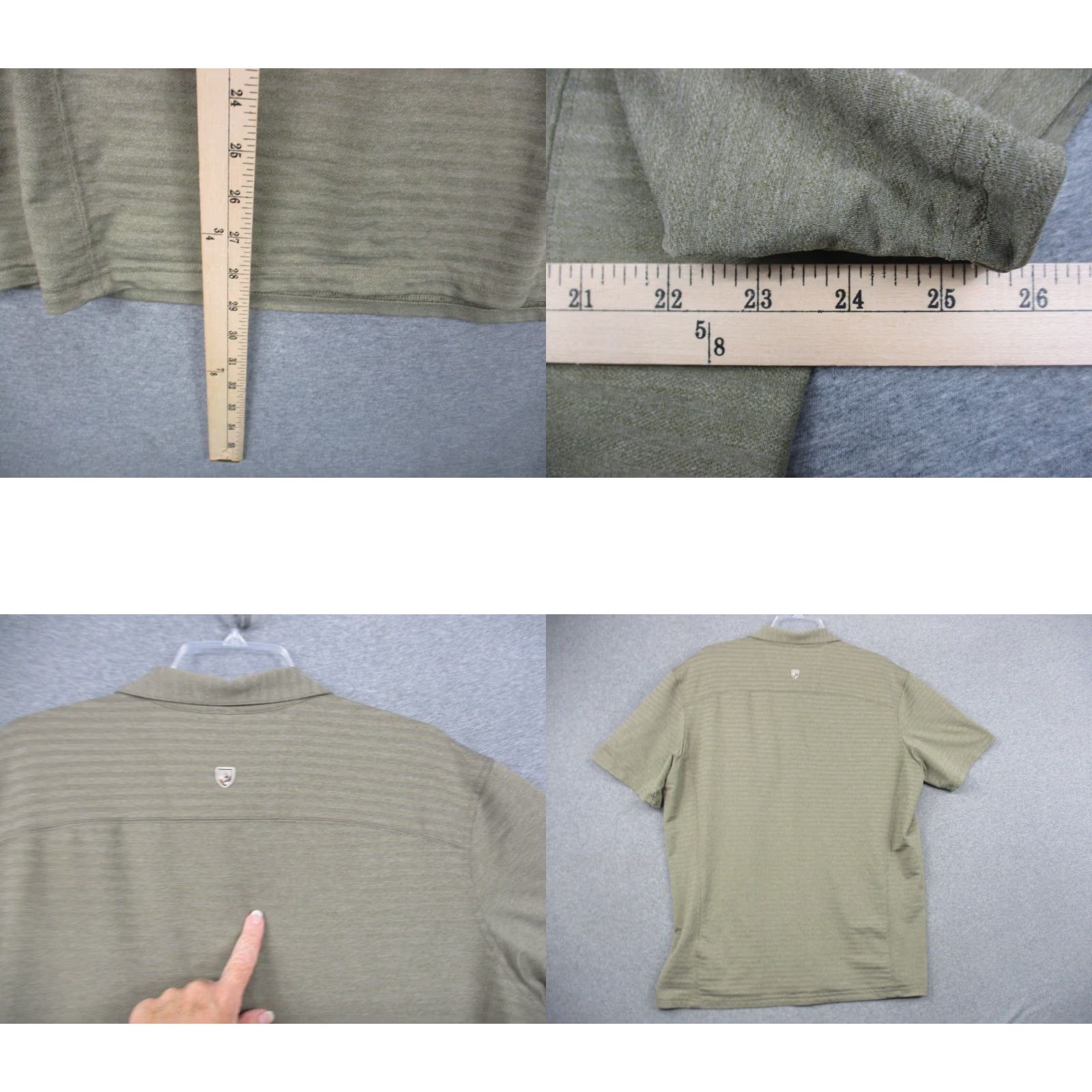 Vintage Kuhl Polo Shirt Mens XL Green Wildfibre Cotton Pocket Stretch Golf Shirt Size US XL / EU 56 / 4 - 8 Thumbnail
