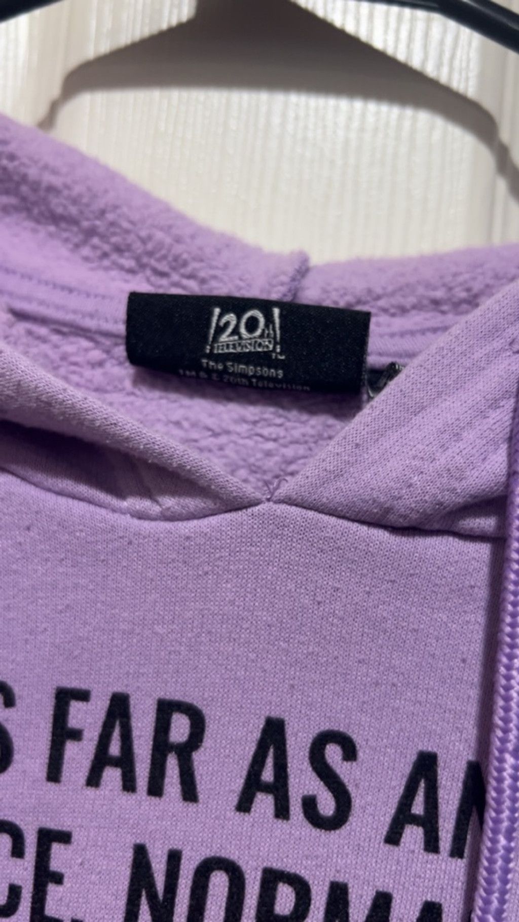 The Simpsons Women's The Simpsons Purple Hoodie S Size S / US 4 / IT 40 - 3 Thumbnail
