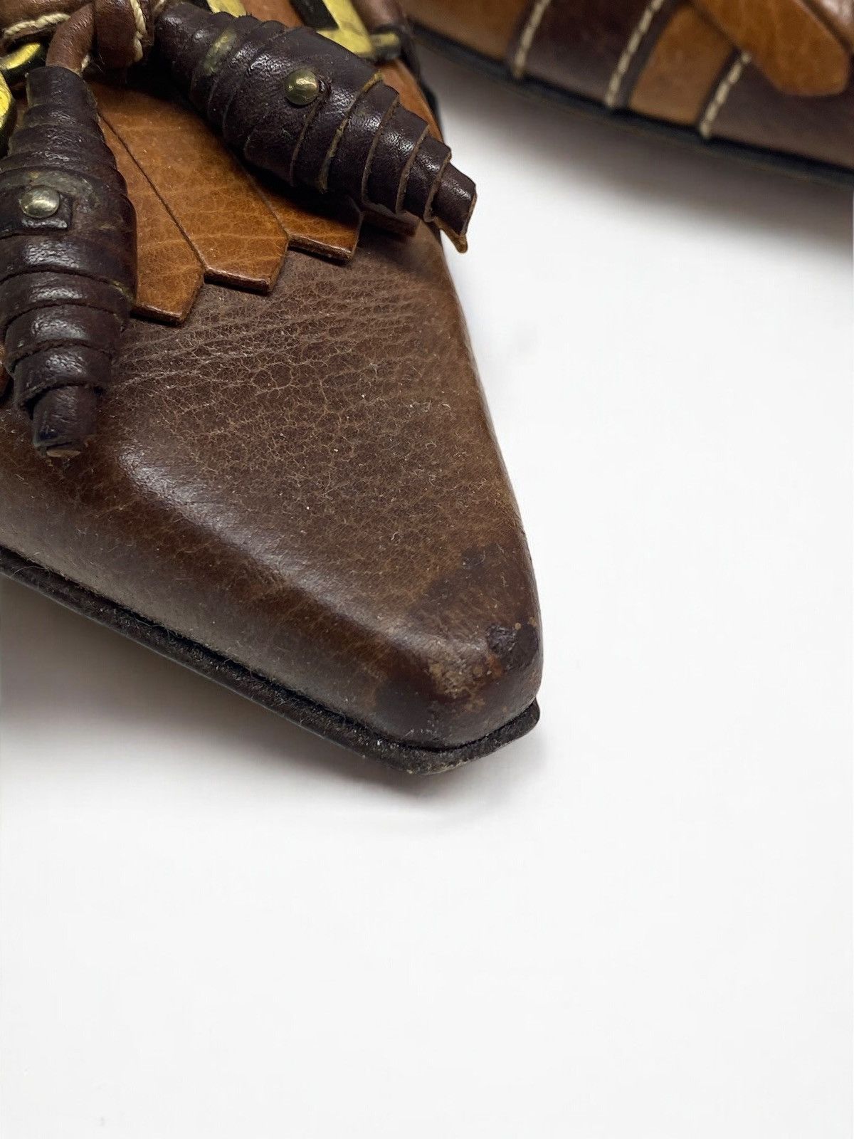 Balenciaga 🔥 BALENCIAGA BROWN TASSLE PUMPS VINTAGE LOAFER STYLE Size US 5 / IT 35 - 6 Thumbnail