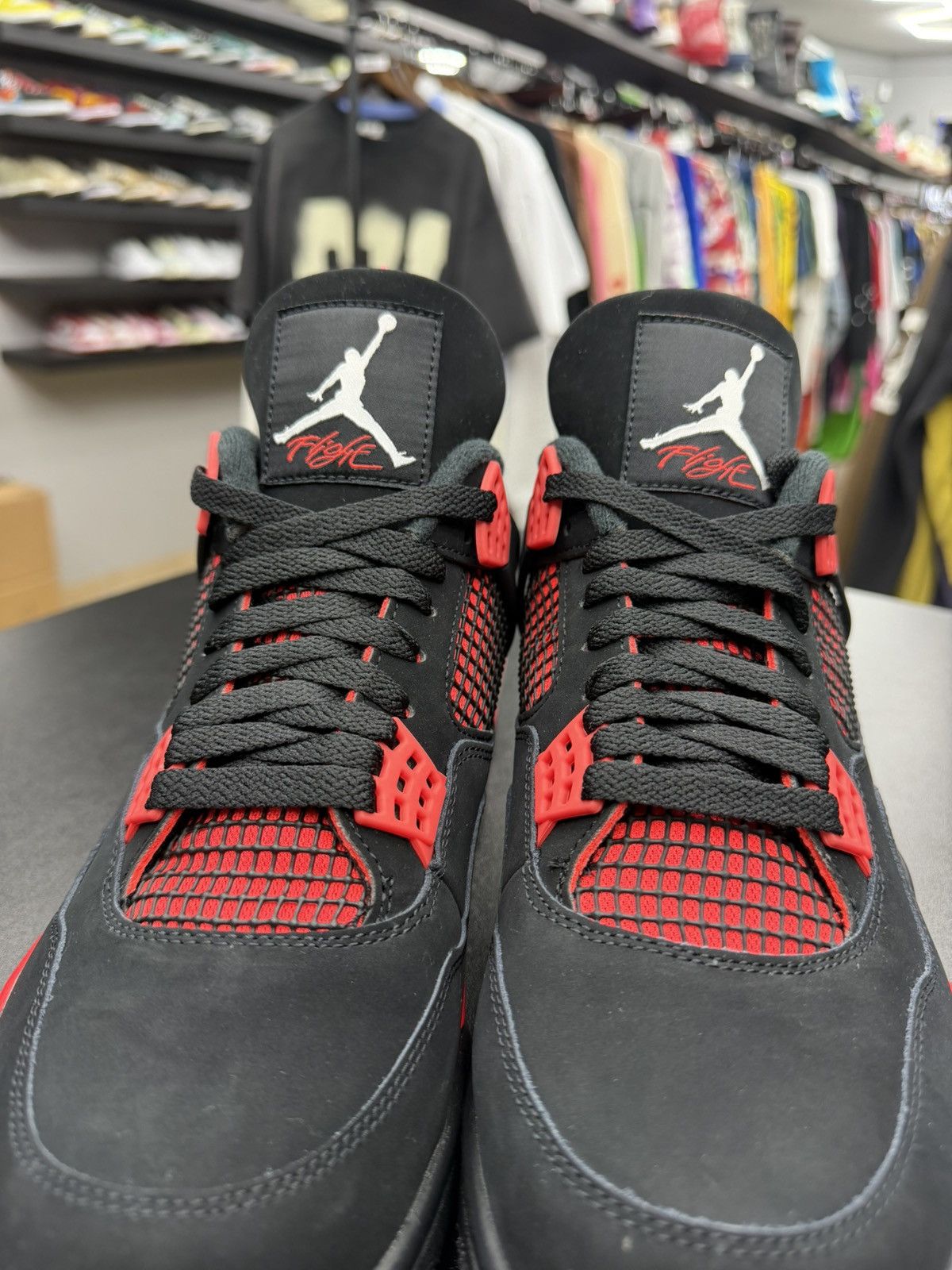 Jordan Brand Size 11.5 - Jordan 4 Retro Red Thunder Size US 11.5 / EU 44-45 - 6 Thumbnail