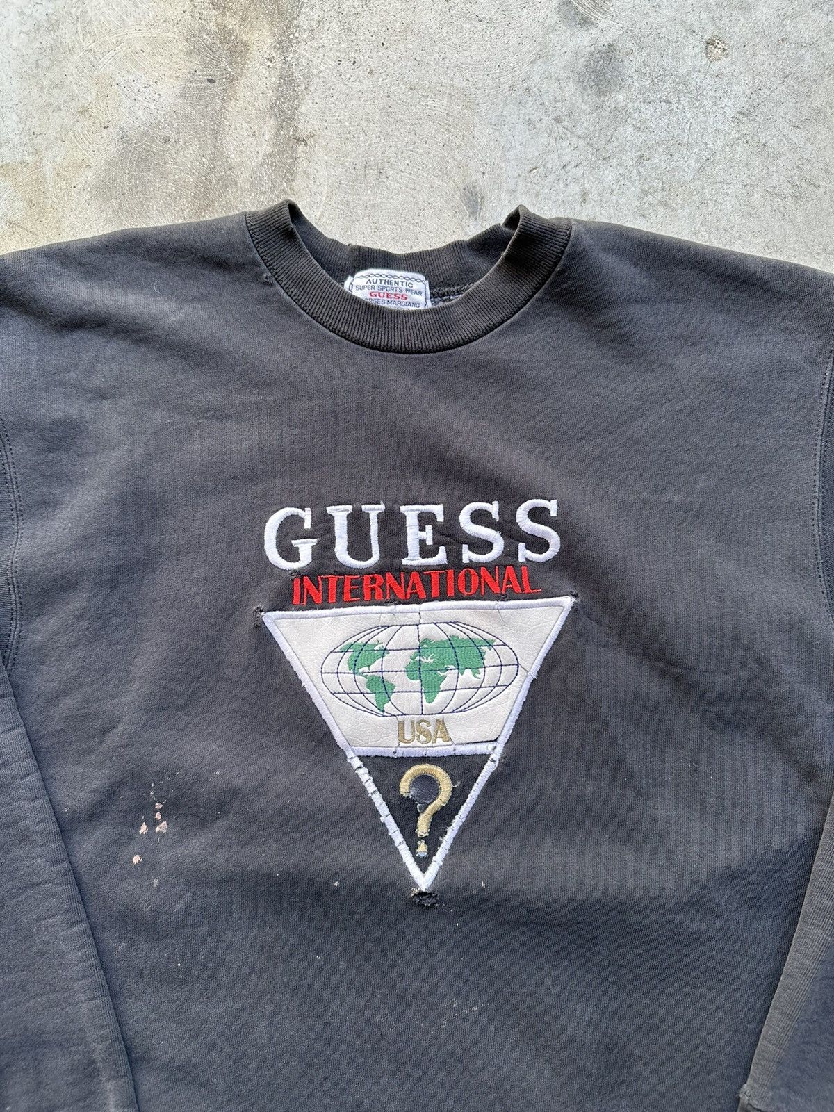 Guess Vintage Y2K Black Guess crewneck Size US XL / EU 56 / 4 - 3 Thumbnail