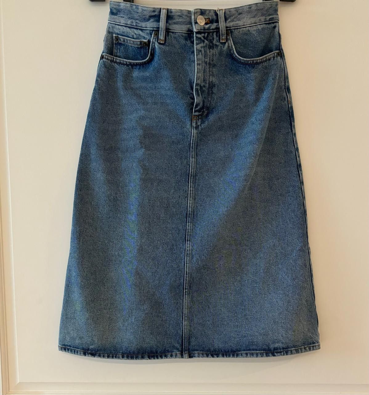 Balenciaga Balenciaga denim skirt Size 26" / US 2 / IT 38 - 3 Thumbnail