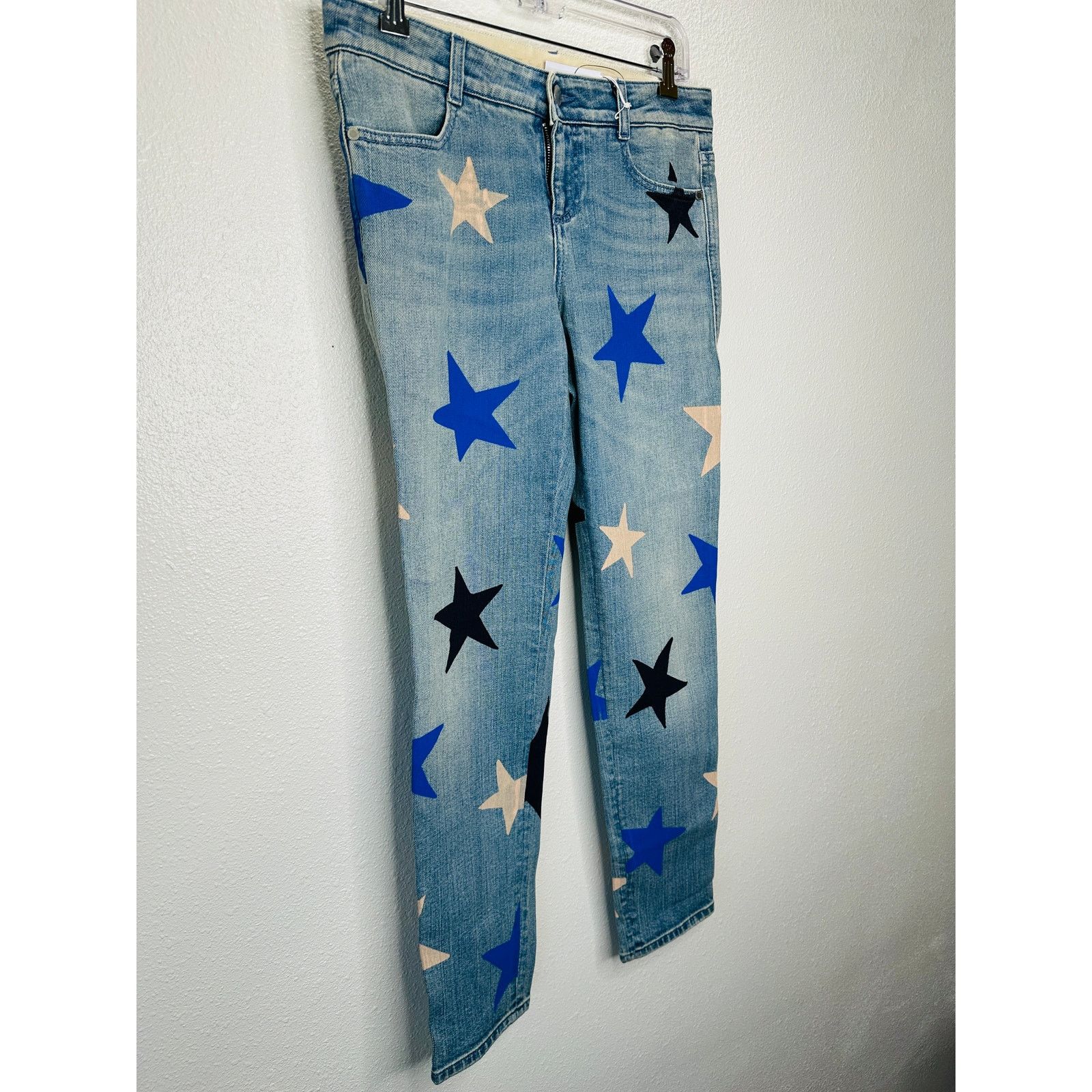 Stella McCartney NWT Stella McCartney Star Low Rise Skinny Boyfriend Jeans 29 Size 29" - 5 Thumbnail