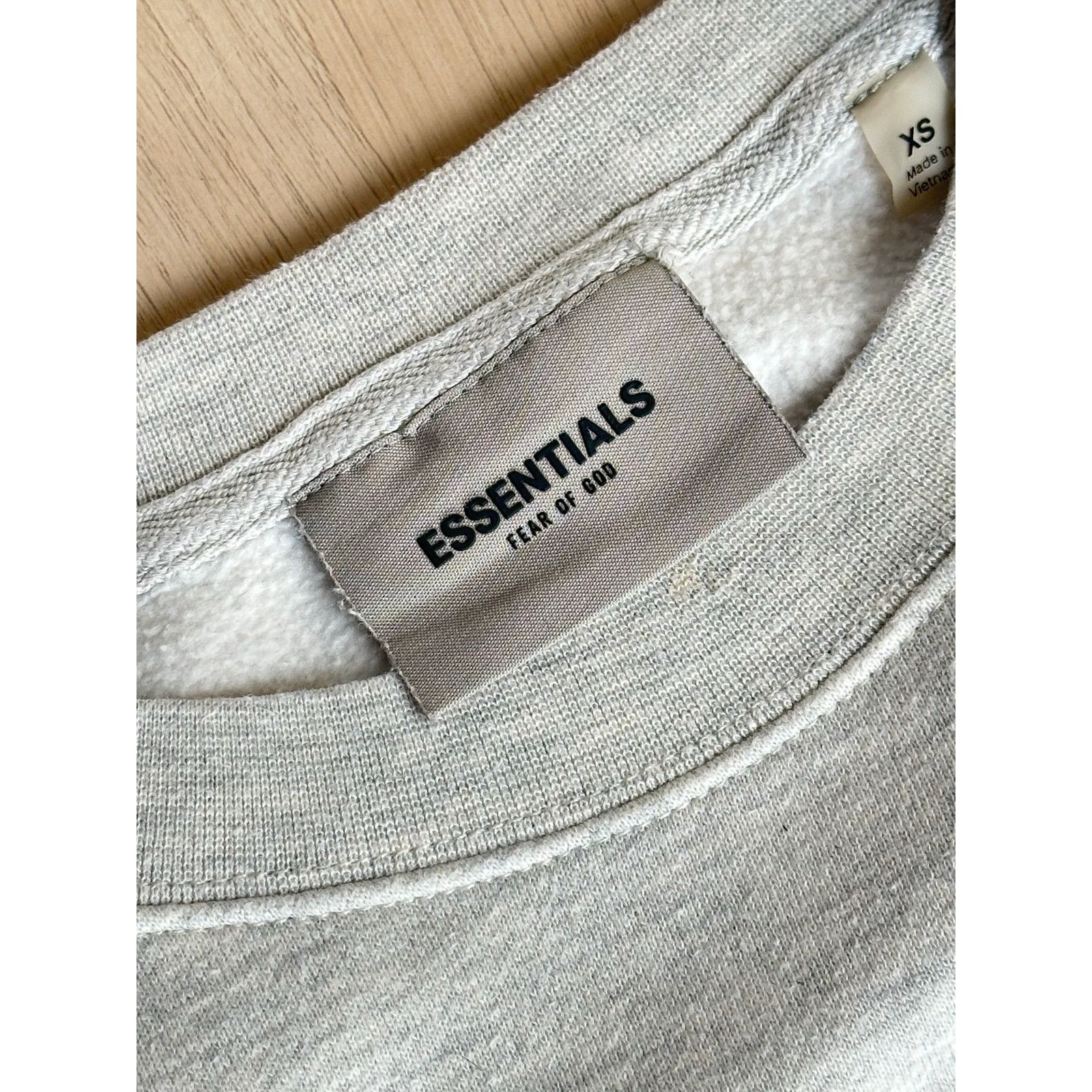 Fear of God Fear of God Essentials Crewneck Gray Crewneck - Size XS Size US XS / EU 42 / 0 - 9 Thumbnail