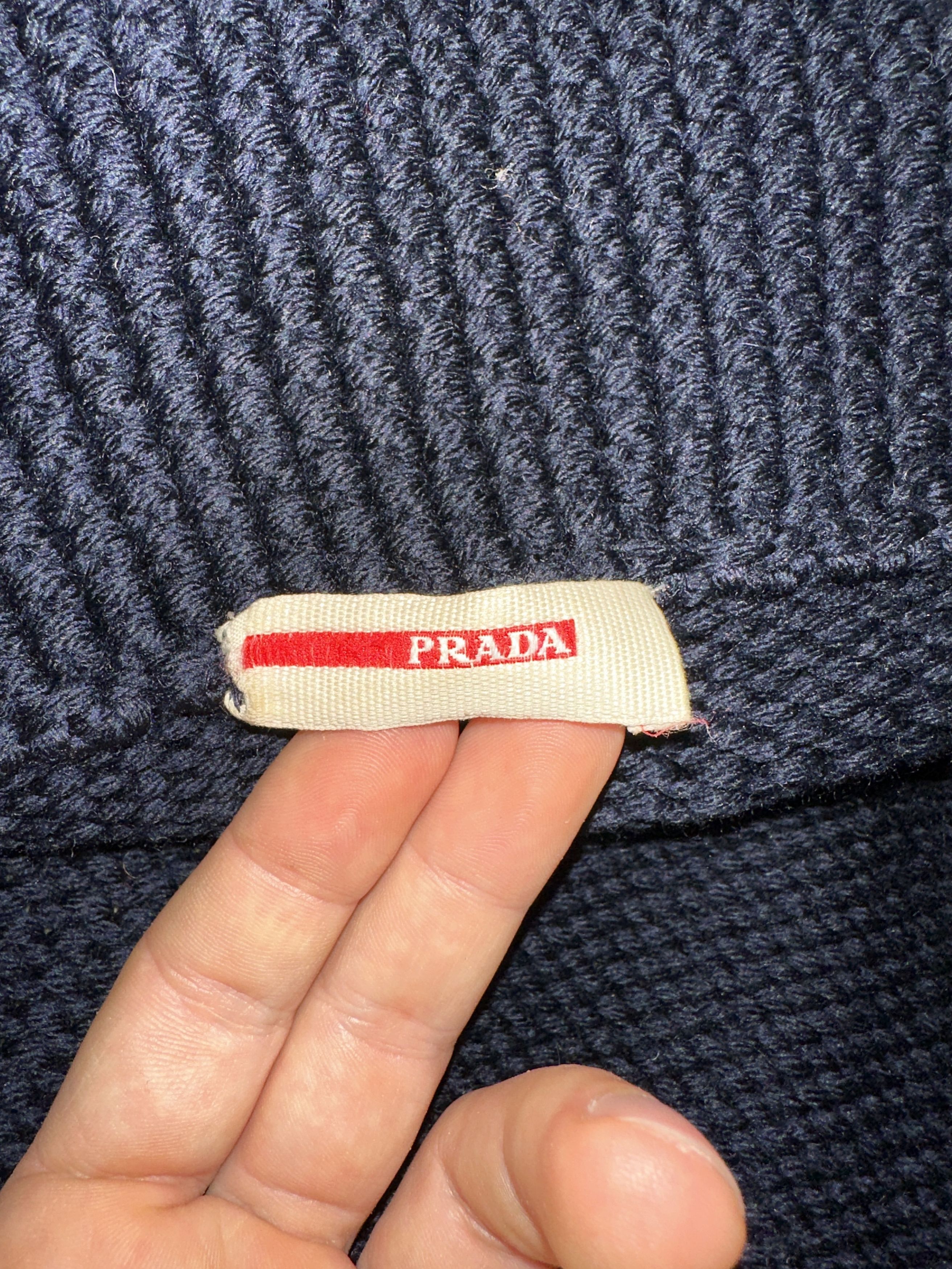 Prada Prada Double Breasted Knit Long Cardigan Coat Wool IT 44 Size M / US 6-8 / IT 42-44 - 3 Thumbnail