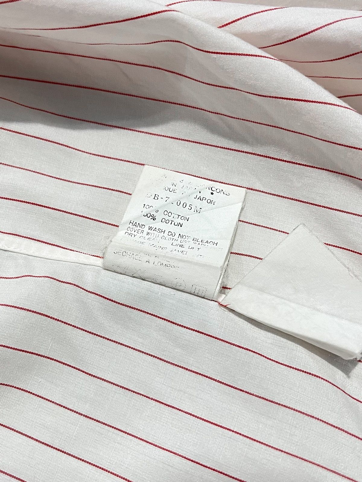 Comme des Garcons Homme Deux COMME des GARÇONS Homme Deux Vintage Striped Shirt Size US M / EU 48-50 / 2 - 9 Thumbnail