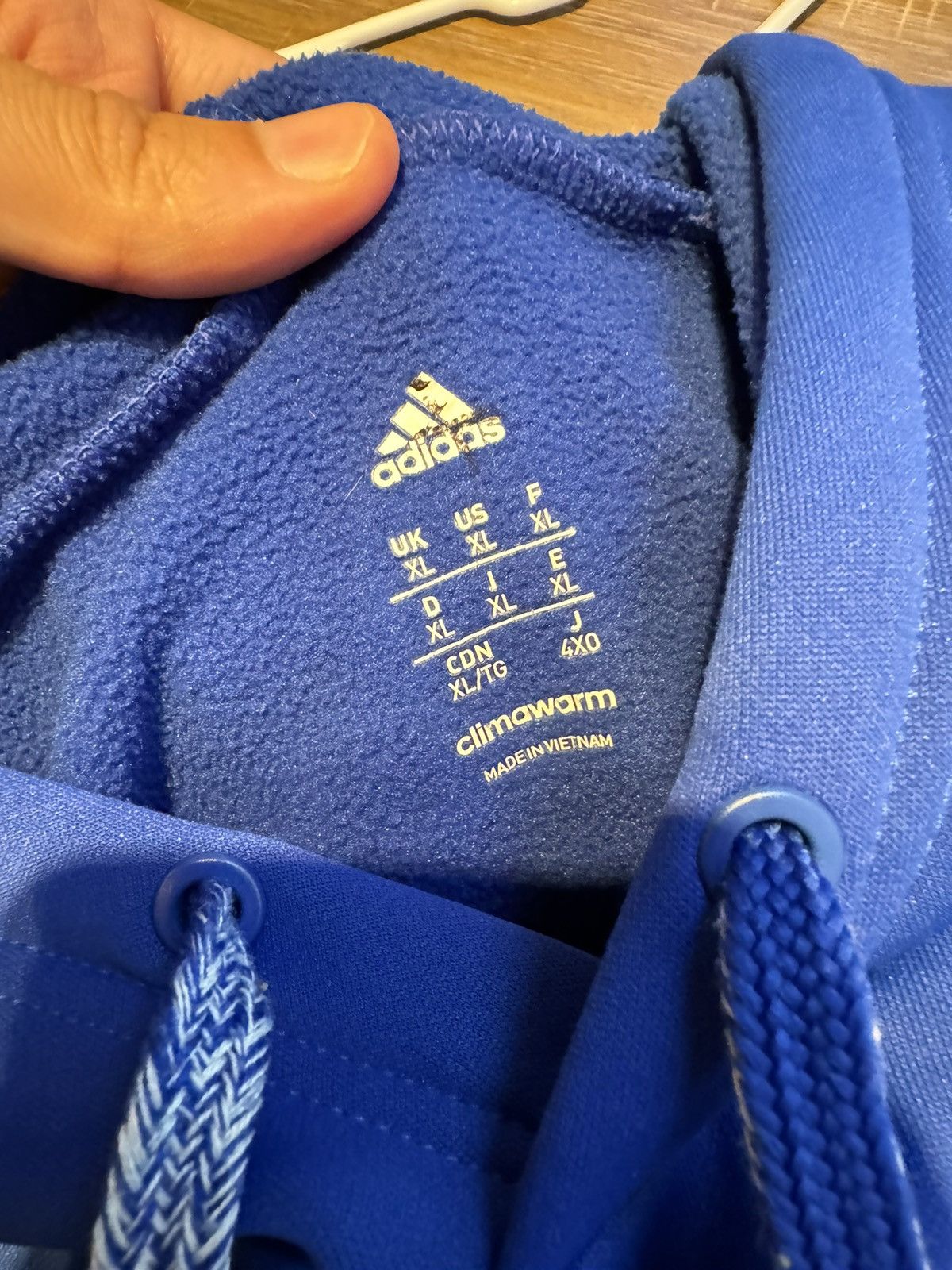 Adidas Adidas Golden State Warriors NBA Hoodie Sweatshirt Men's XL Size US XL / EU 56 / 4 - 7 Thumbnail