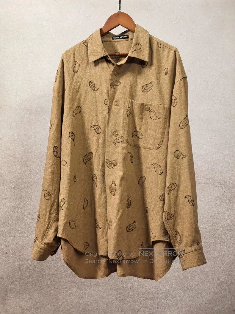 Issey Miyake Issey Miyake Long Sleeve Shirt Size US L / EU 52-54 / 3 - 1 Thumbnail