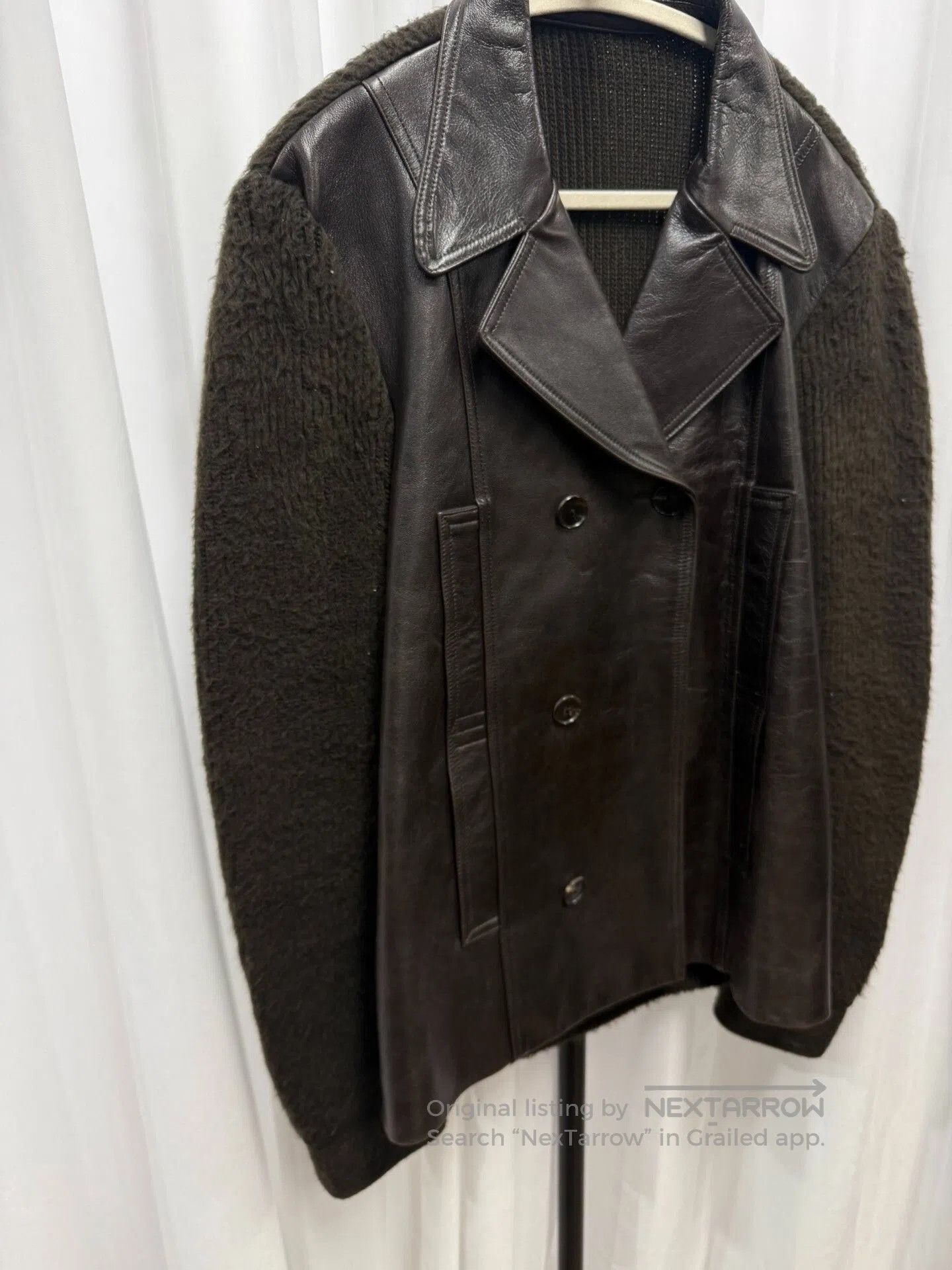 Number (N)ine Number (N)ine 03AW Leather Blazer. Size US L / EU 52-54 / 3 - 2 Thumbnail