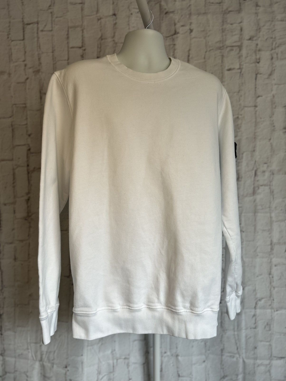 Stone Island Stone Island White CrewneckSweatshirt XXL Certilogo Verified Size US XXL / EU 58 / 5 - 1 Thumbnail