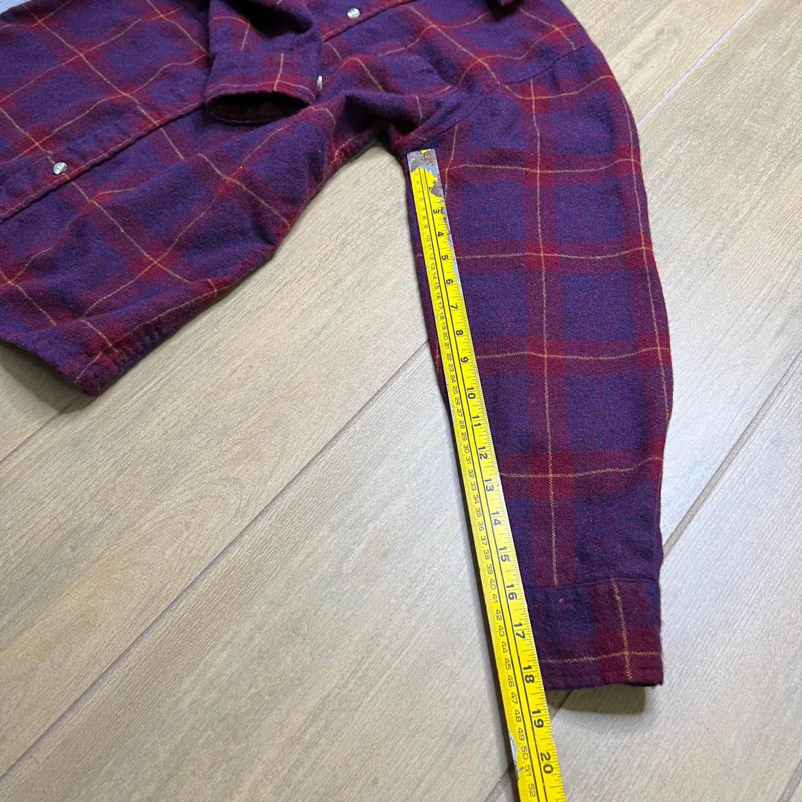 High Sierra Vintage High Sierra Wool Plaid Shirt Jacket Mens M Flaws Size US M / EU 48-50 / 2 - 7 Thumbnail