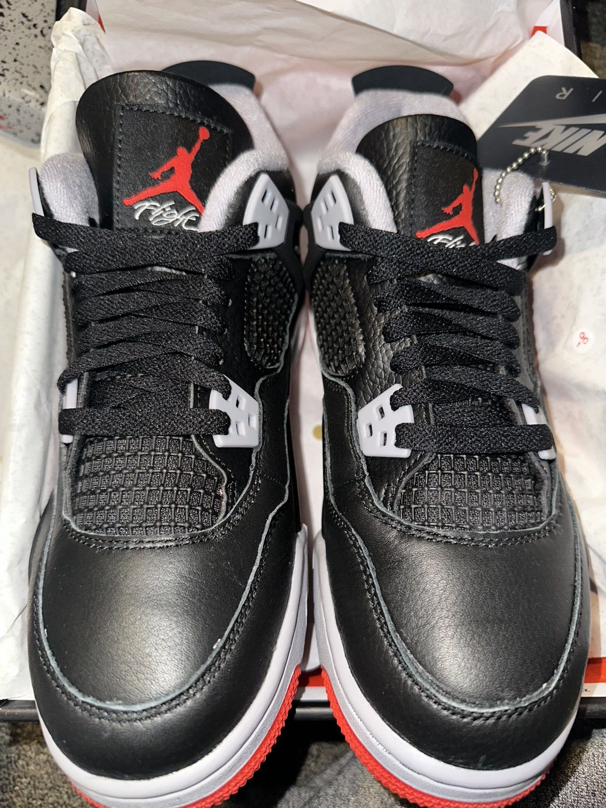 Jordan Brand AIR JORDAN gs 4s BRED SZ 7y Size US 7 / EU 40 - 5 Thumbnail