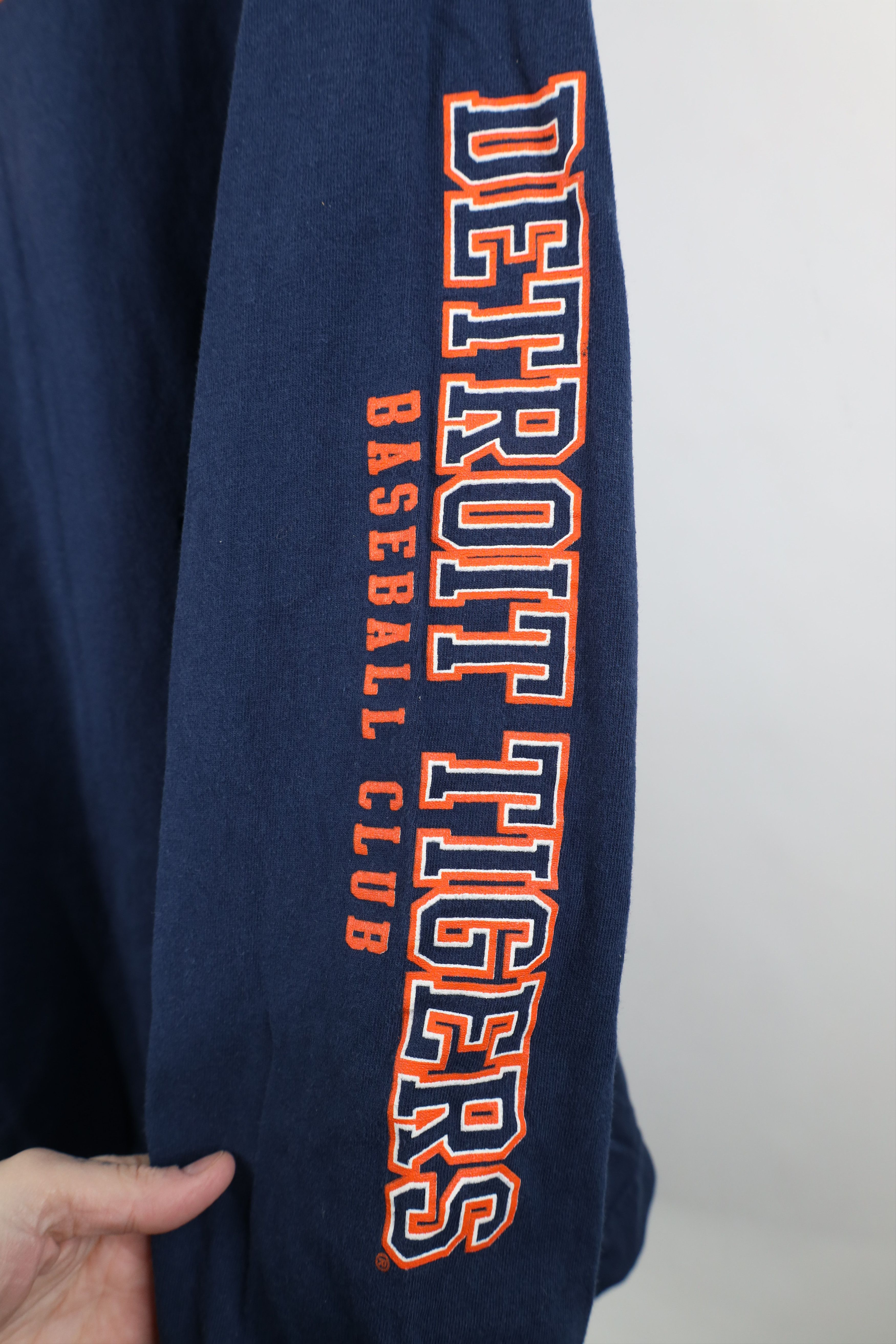 Vintage Vintage Y2K Tigers Baseball Long Sleeve T-Shirt Blue Size US XXL / EU 58 / 5 - 4 Thumbnail