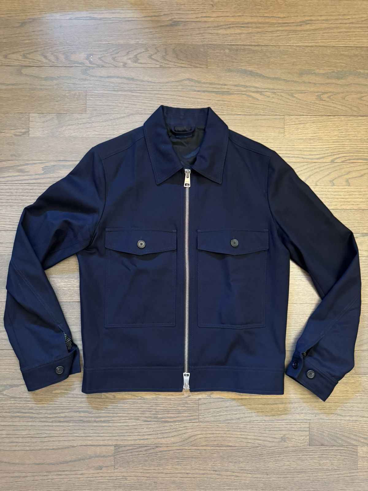 AMI｜JACKETS (HJK058 WV0018 221) AMI AMI Men Jacket HJK058 WV0018 4011 BLUE | Grailed