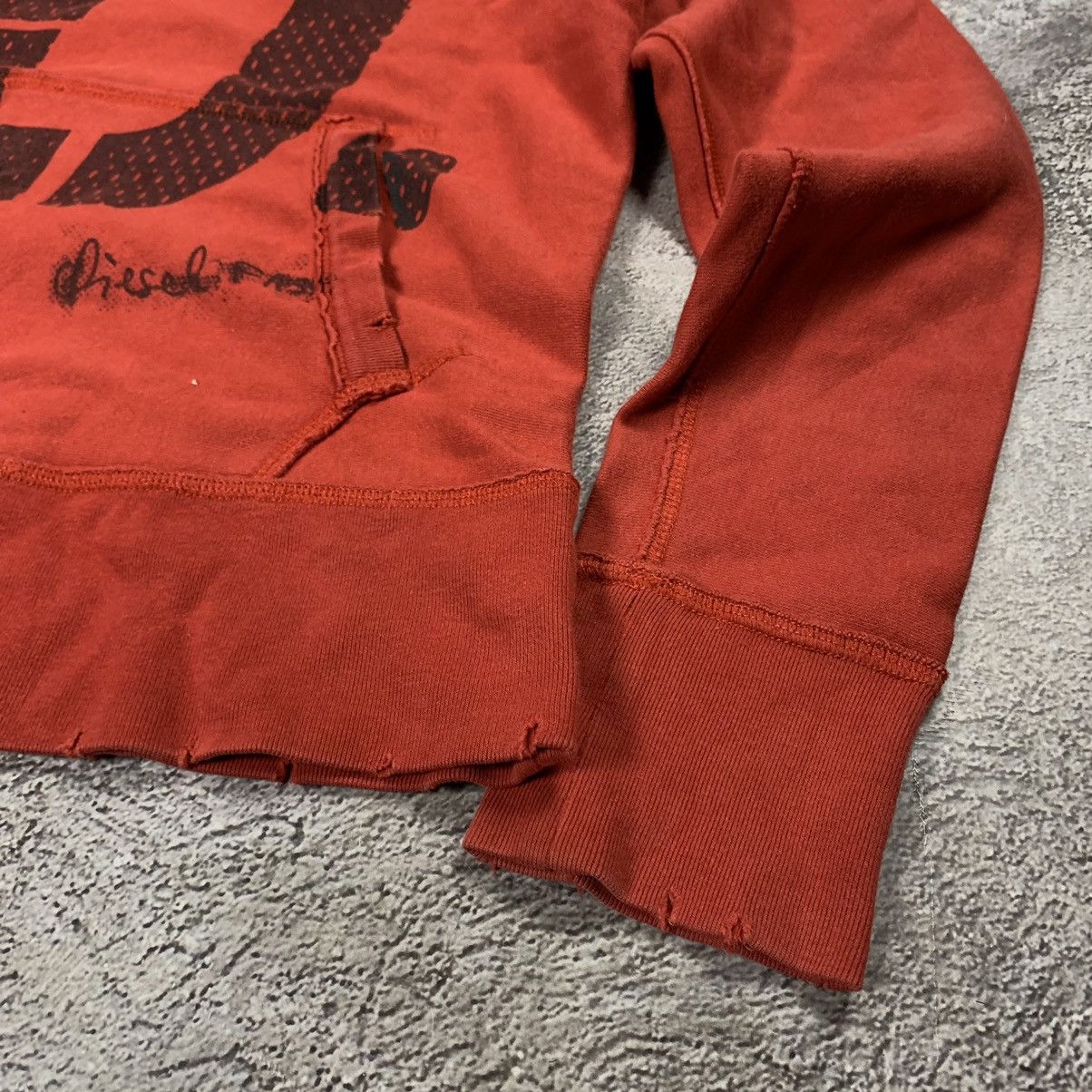 Vintage Vintage Y2K Diesel Big D Logo Hoodie Streetwear Grunge S Size US S / EU 44-46 / 1 - 6 Thumbnail