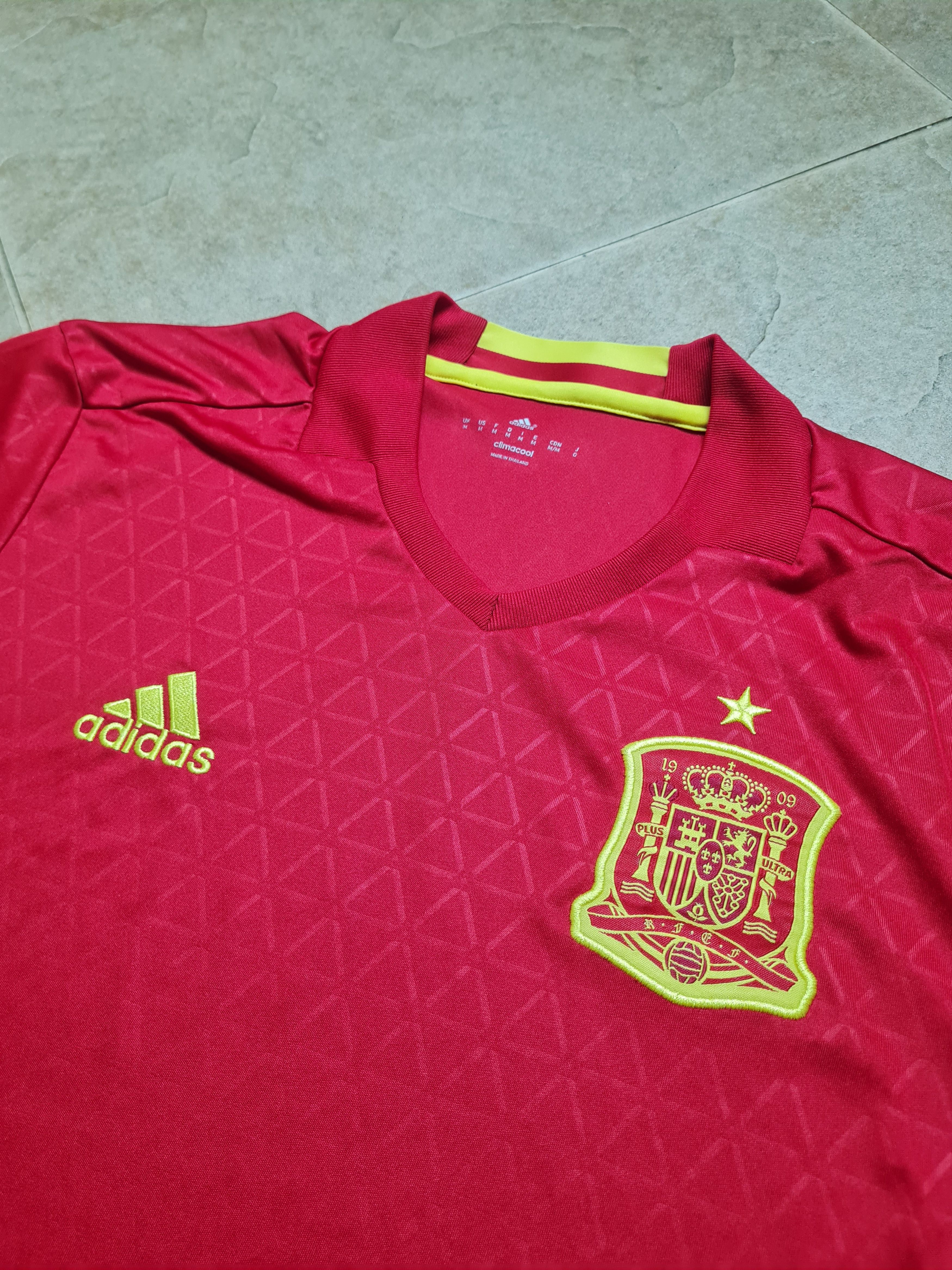Adidas JERSEY SPAIN 2016-17 HOME SHIRT ADIDAS AI4411 SHIRT SOCCER Size US M / EU 48-50 / 2 - 18 Thumbnail