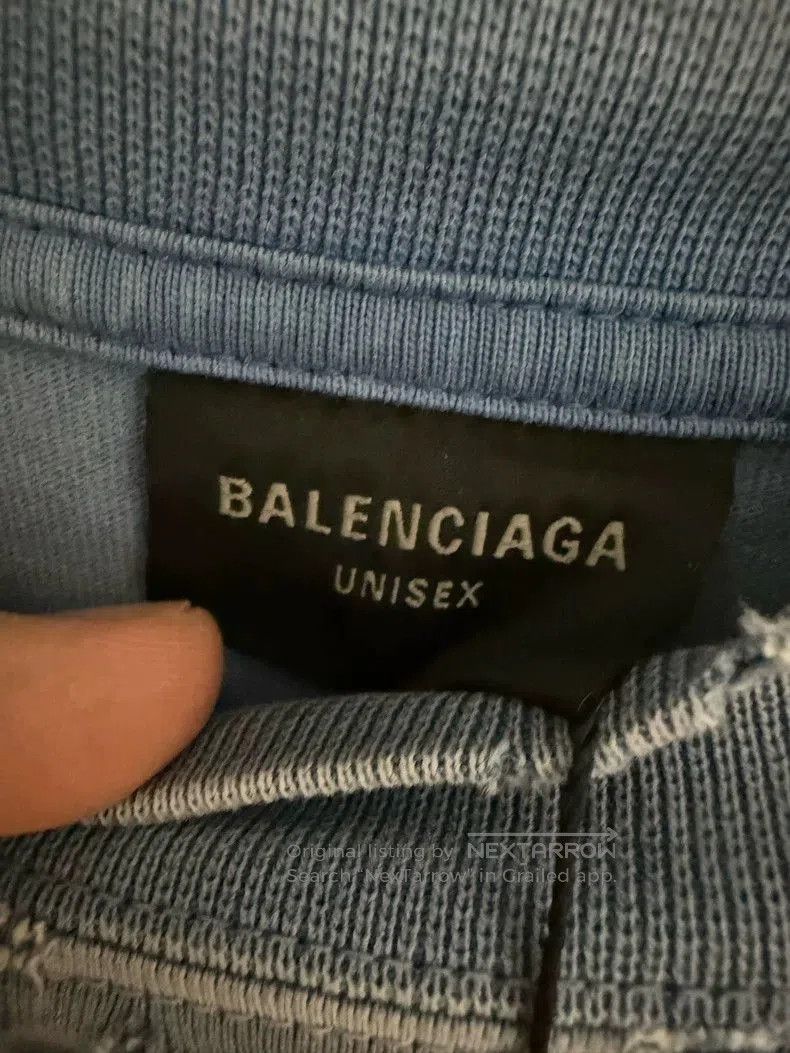 Balenciaga Balenciaga Blue Tape Short Sleeve Tee. Size US S / EU 44-46 / 1 - 3 Thumbnail