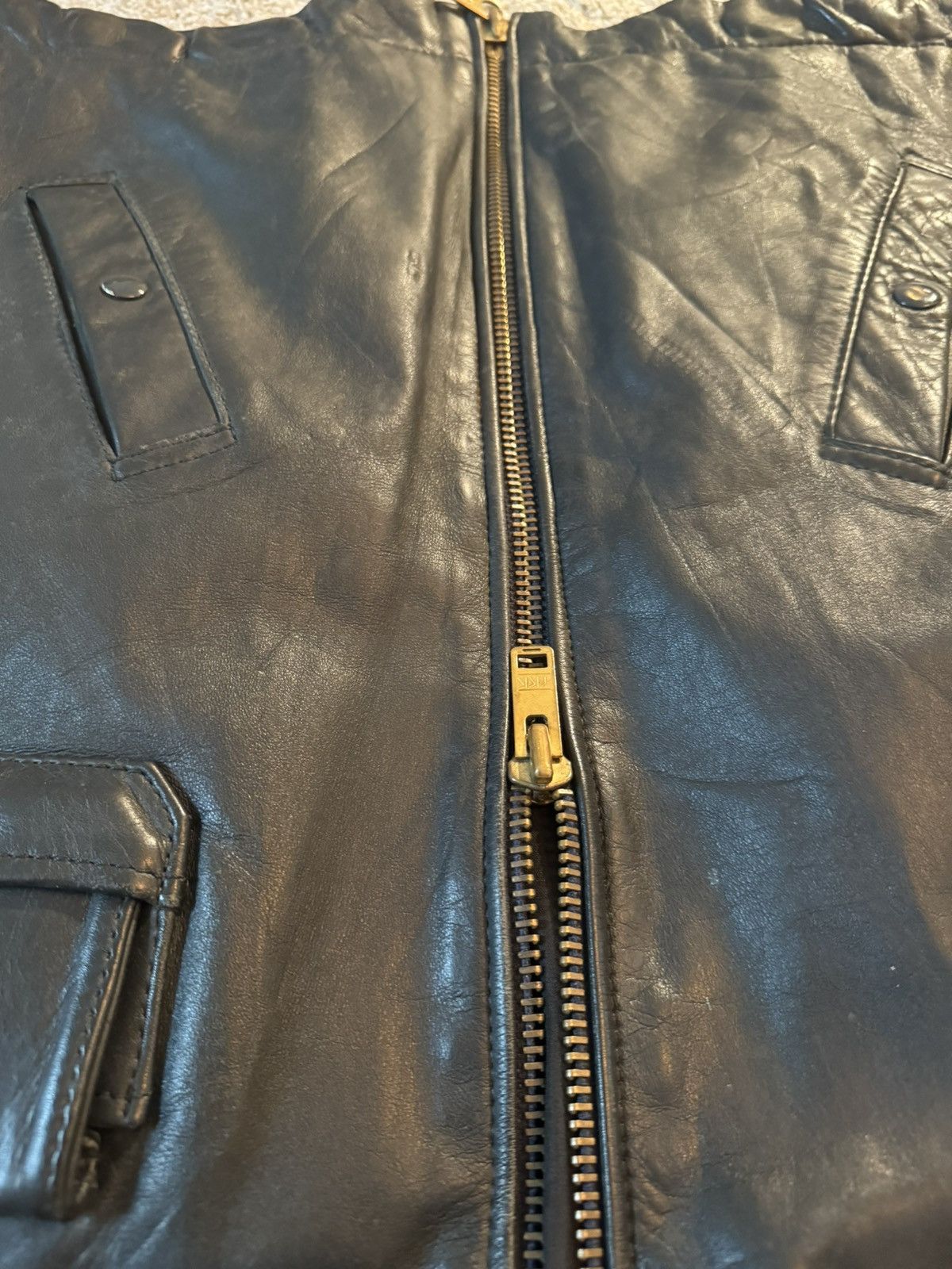 Vintage Vintage leather jacket 1970s Size US L / EU 52-54 / 3 - 5 Thumbnail