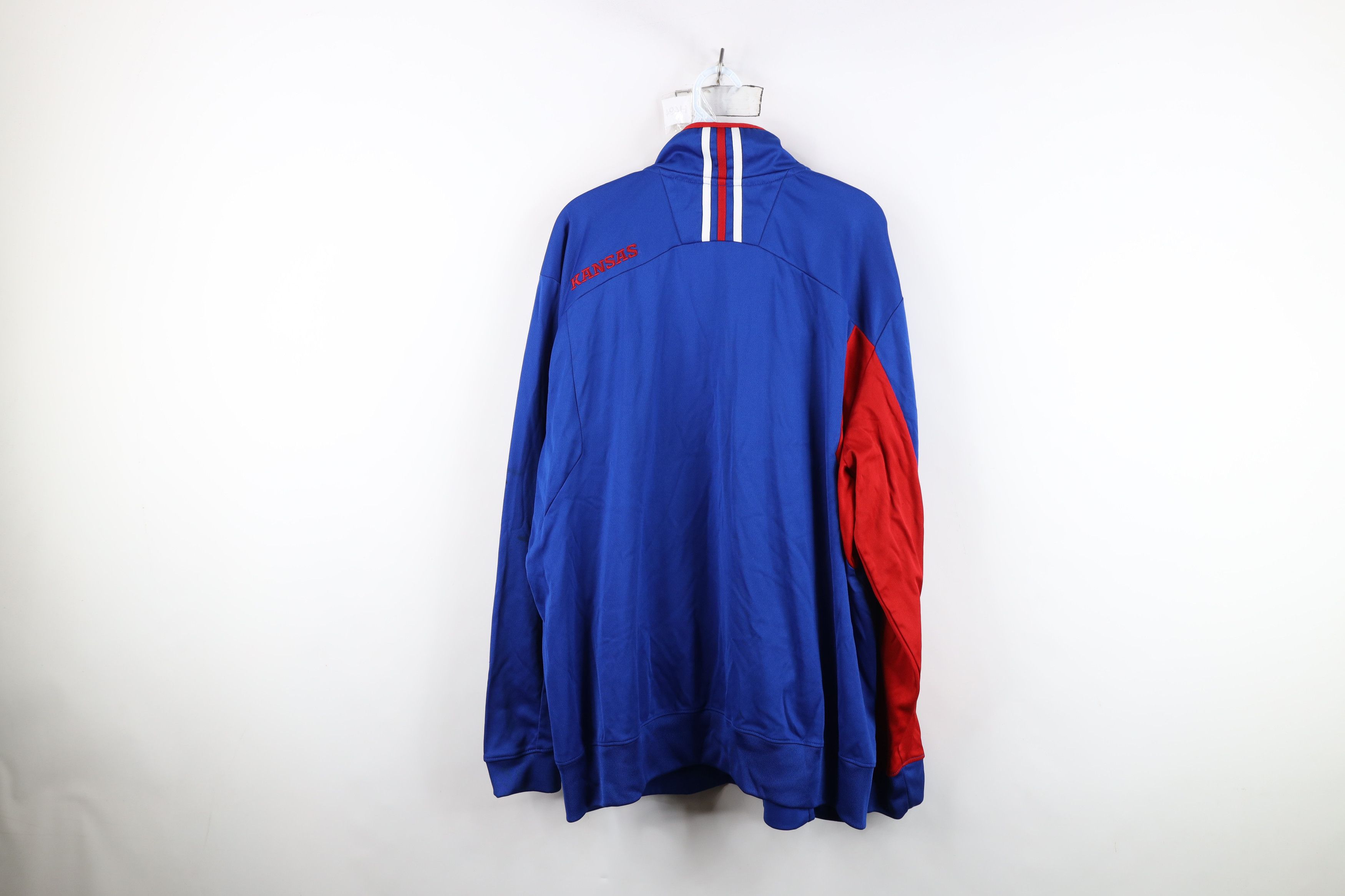Adidas Adidas Kansas University Basketball Full Zip Jacket Blue Size US XL / EU 56 / 4 - 16 Thumbnail