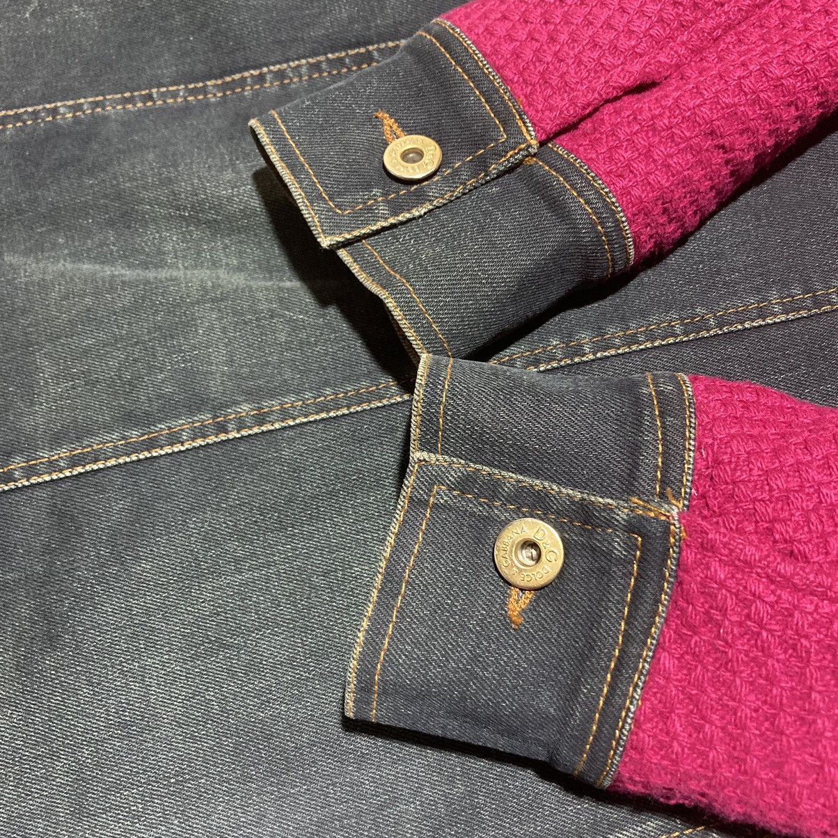 Dolce & Gabbana Dolce Gabbana Wool Coat Ladies Denim Pele Leather Jacket Size M / US 6-8 / IT 42-44 - 13 Thumbnail