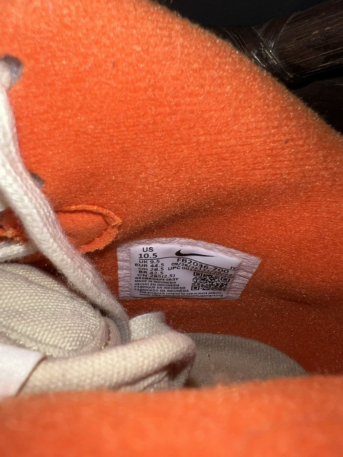 Nike Nike Air Force 1 '07 LX Mid Safety Orange M10.5 NEW (No Box) Size US 10.5 / EU 43-44 - 8 Thumbnail