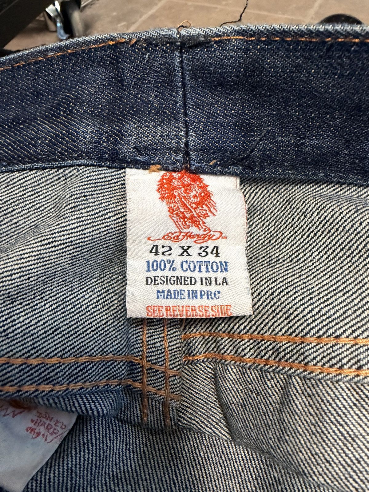 Ed Hardy Ed hardy embroidered jeans Size US 42 / EU 58 - 3 Thumbnail