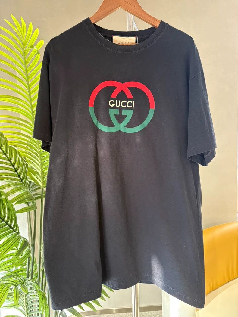 Gucci Gucci Classic black double G short sleeves 2502-Nextarrow Size US M / EU 48-50 / 2 - 1 Thumbnail