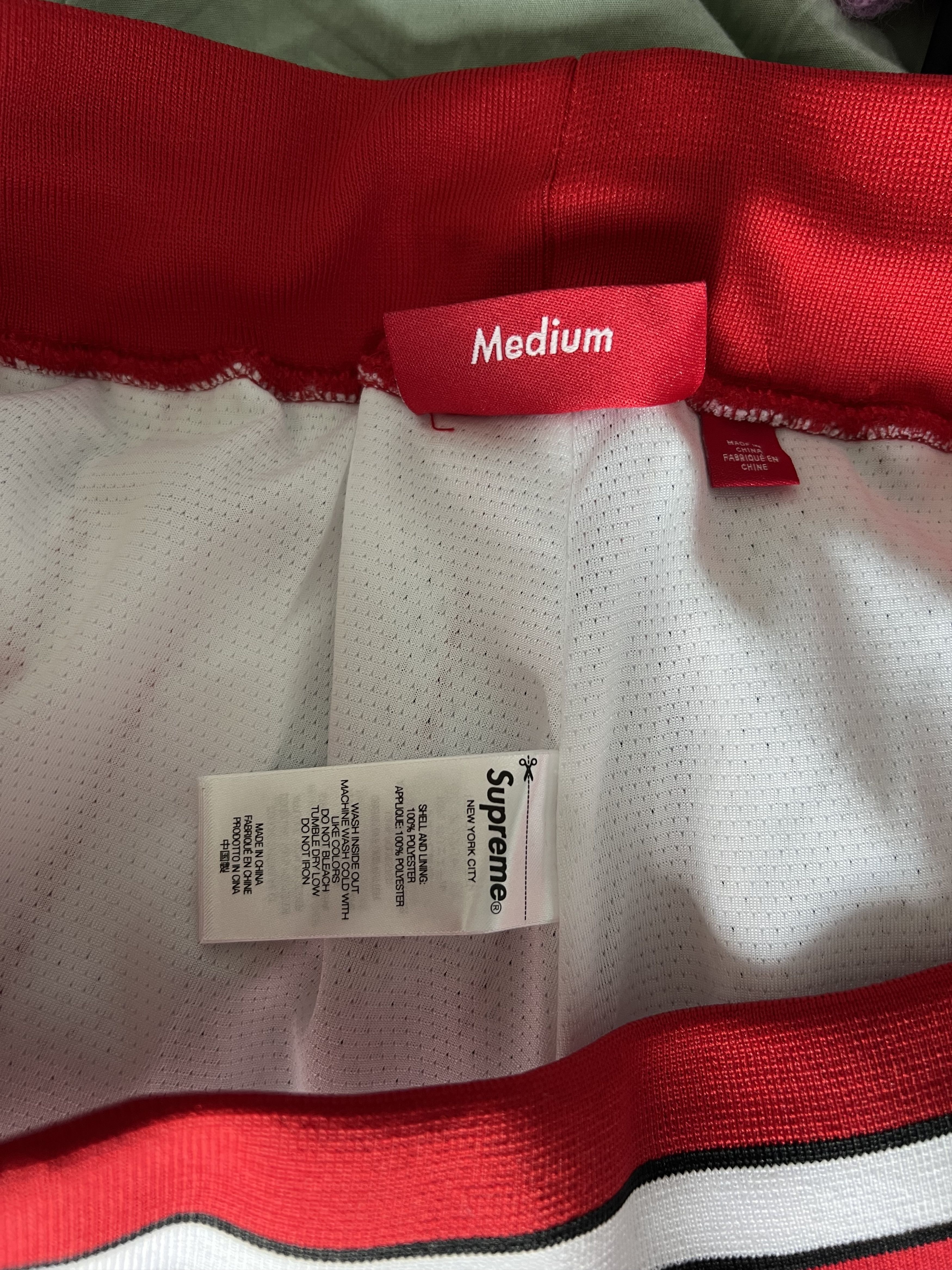Supreme Supreme Star Basketball Shorts in White Red Size US 32 / EU 48 - 7 Thumbnail