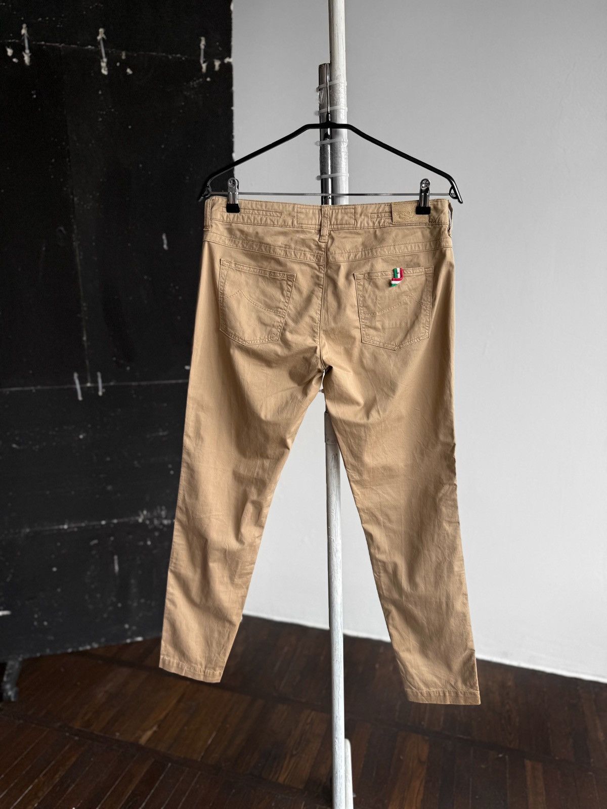 Jacob Cohen Jacob Cohen 746 Style Womens Brown Trousers Pants Stretch Size 30" / US 8 / IT 44 - 3 Thumbnail
