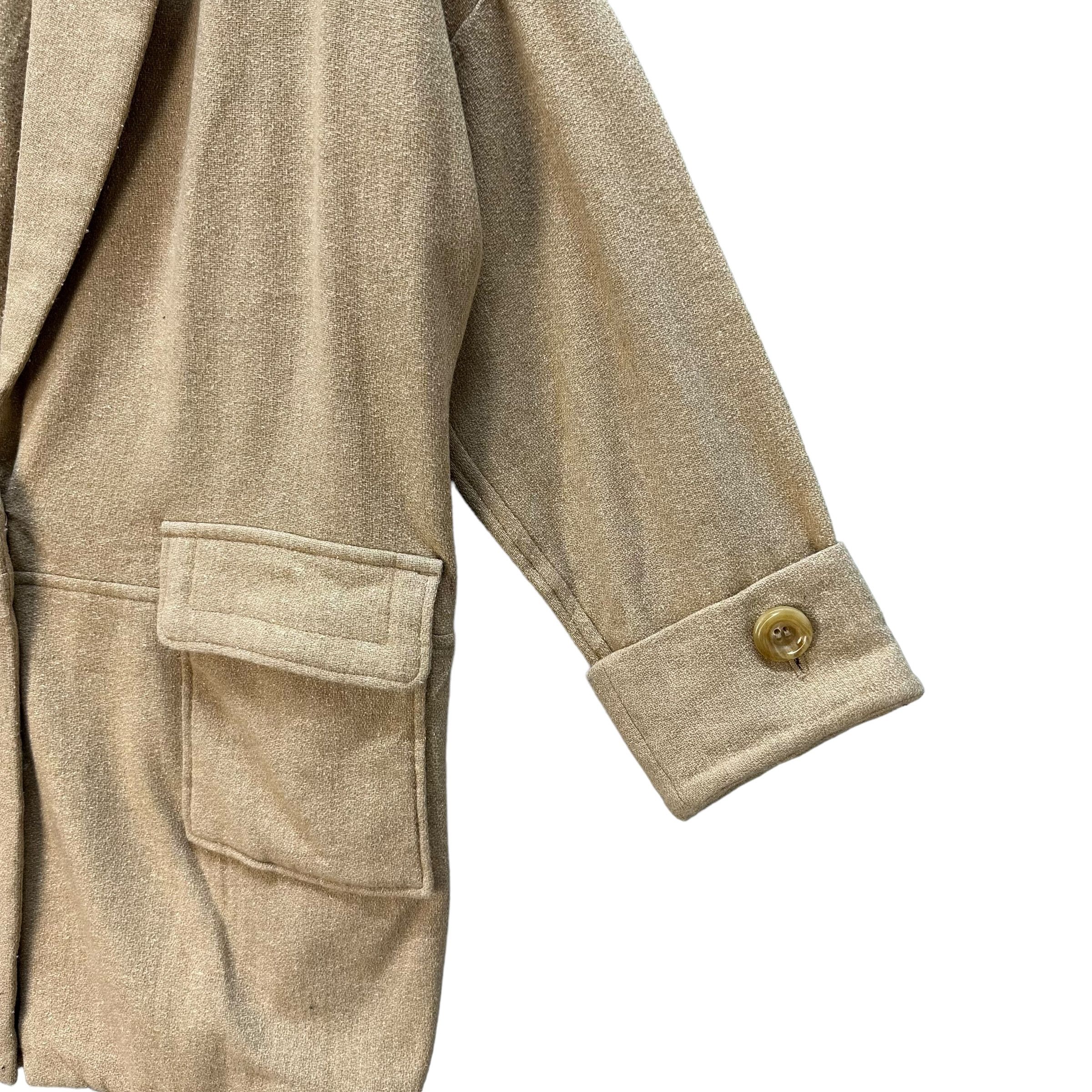 Japanese Brand 1. PERCENT 1% Made in Japan Wool Nylon Jacket #A45-1070 Size M / US 6-8 / IT 42-44 - 5 Thumbnail