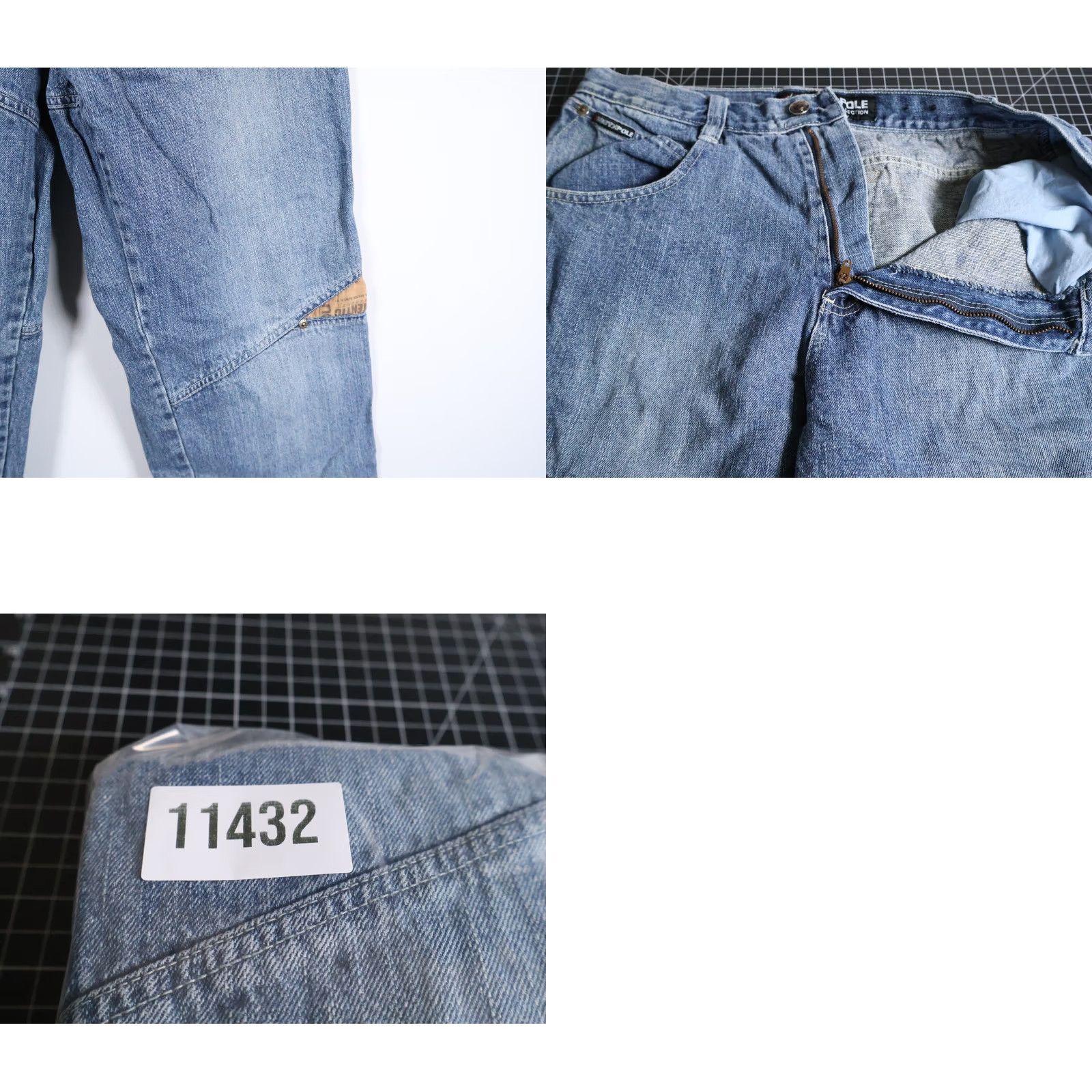 Southpole VINTAGE Southpole Jeans Men 30 x 29 Blue Denim 5-Pocket Baggy Straight Relaxed High Rise Y2K 90s Hip Hop Retro Riveted Size US 30 / EU 46 - 10 Thumbnail