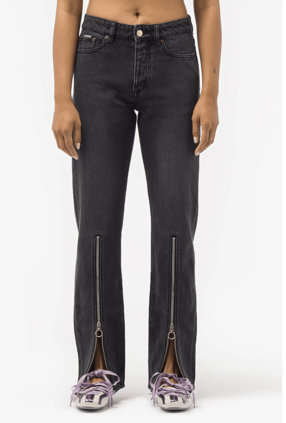 image of Women's Eytys Black Orion Jeans Size 30X32