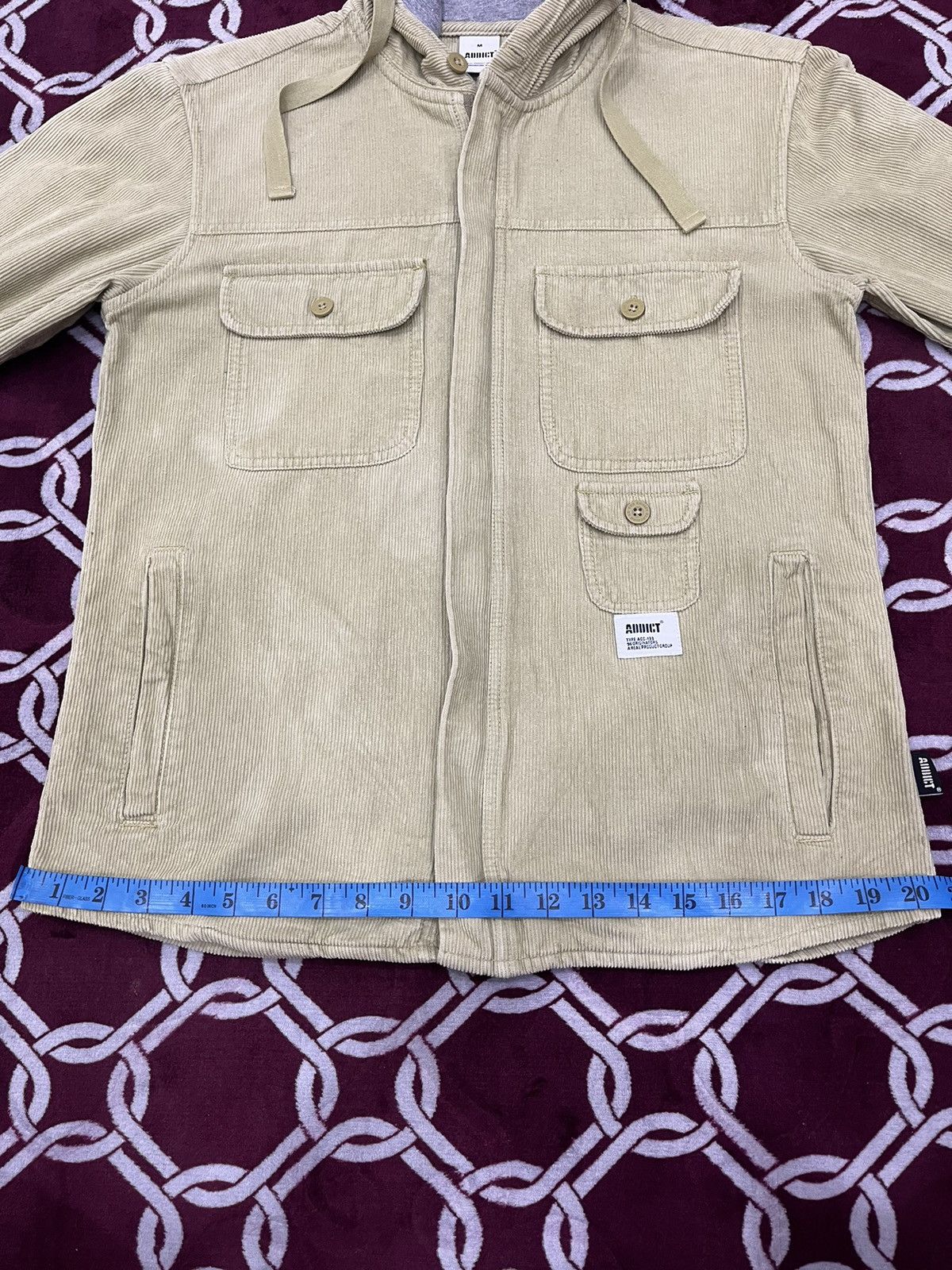 ADDICT Addict Clothing Corduroy Hooded Jacket Size US M / EU 48-50 / 2 - 16 Thumbnail