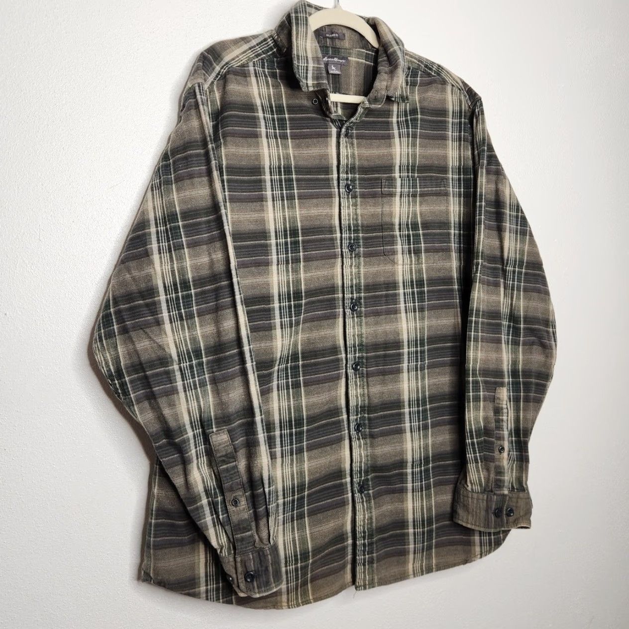 Eddie Bauer VINTAGE Eddie Bauer Plaid Flannel Button Oversized TXL Fall Autumn Skate Size US XL / EU 56 / 4 - 2 Thumbnail