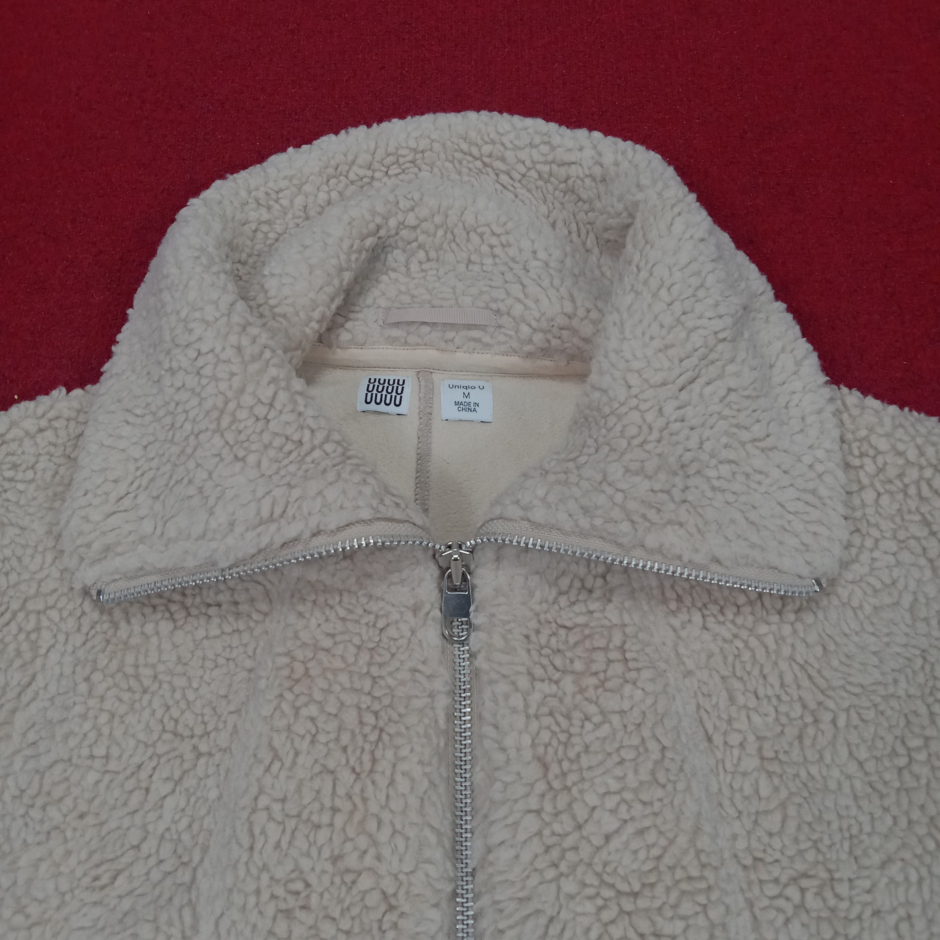 Japanese Brand × Uniqlo Uniqlo Japanese Brand Winter Streetwear Style Sherpa Jacket Size US M / EU 48-50 / 2 - 6 Thumbnail
