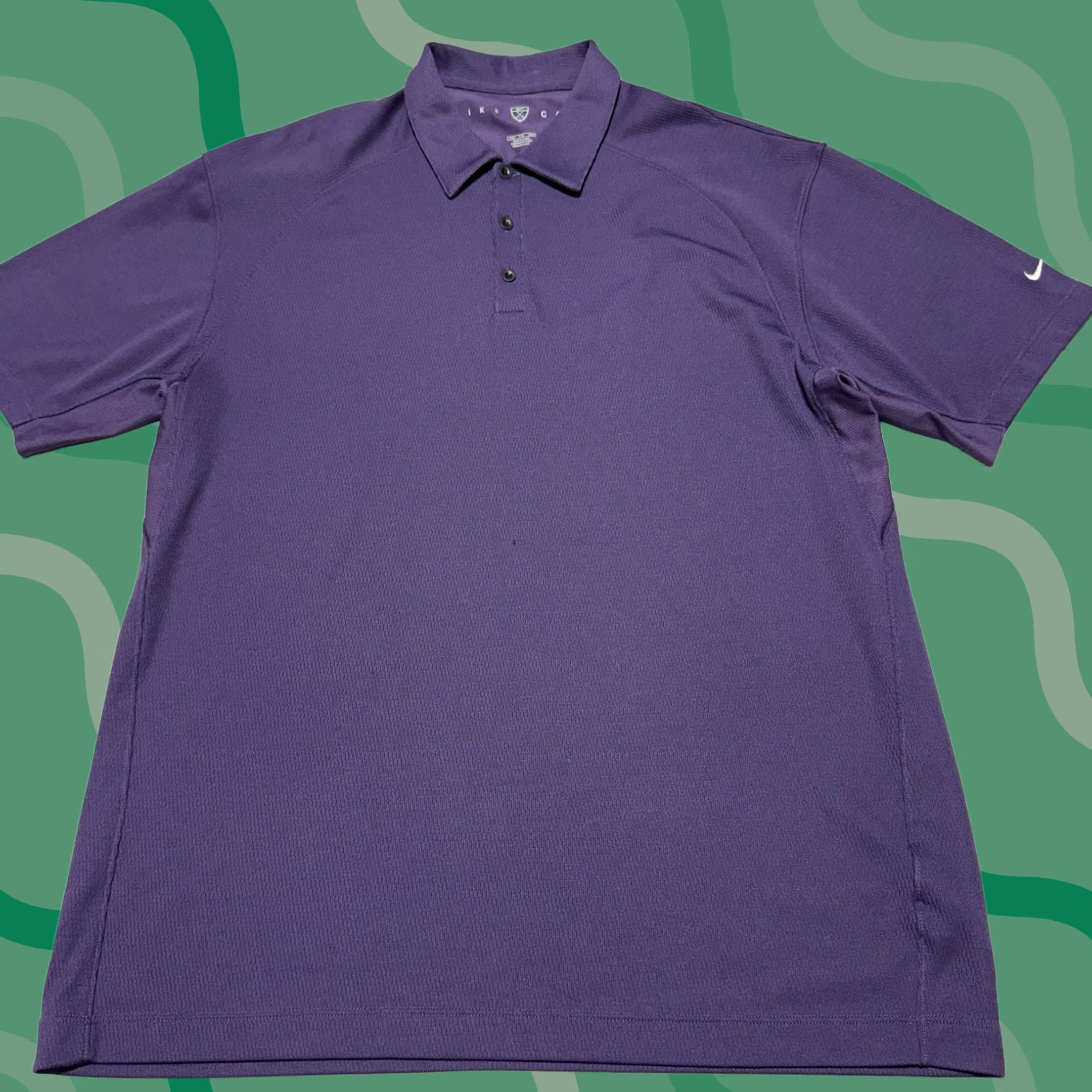 Nike × Vintage Vintage 90s NIKE Polo Swooshed Buttoned Shirt | Grailed