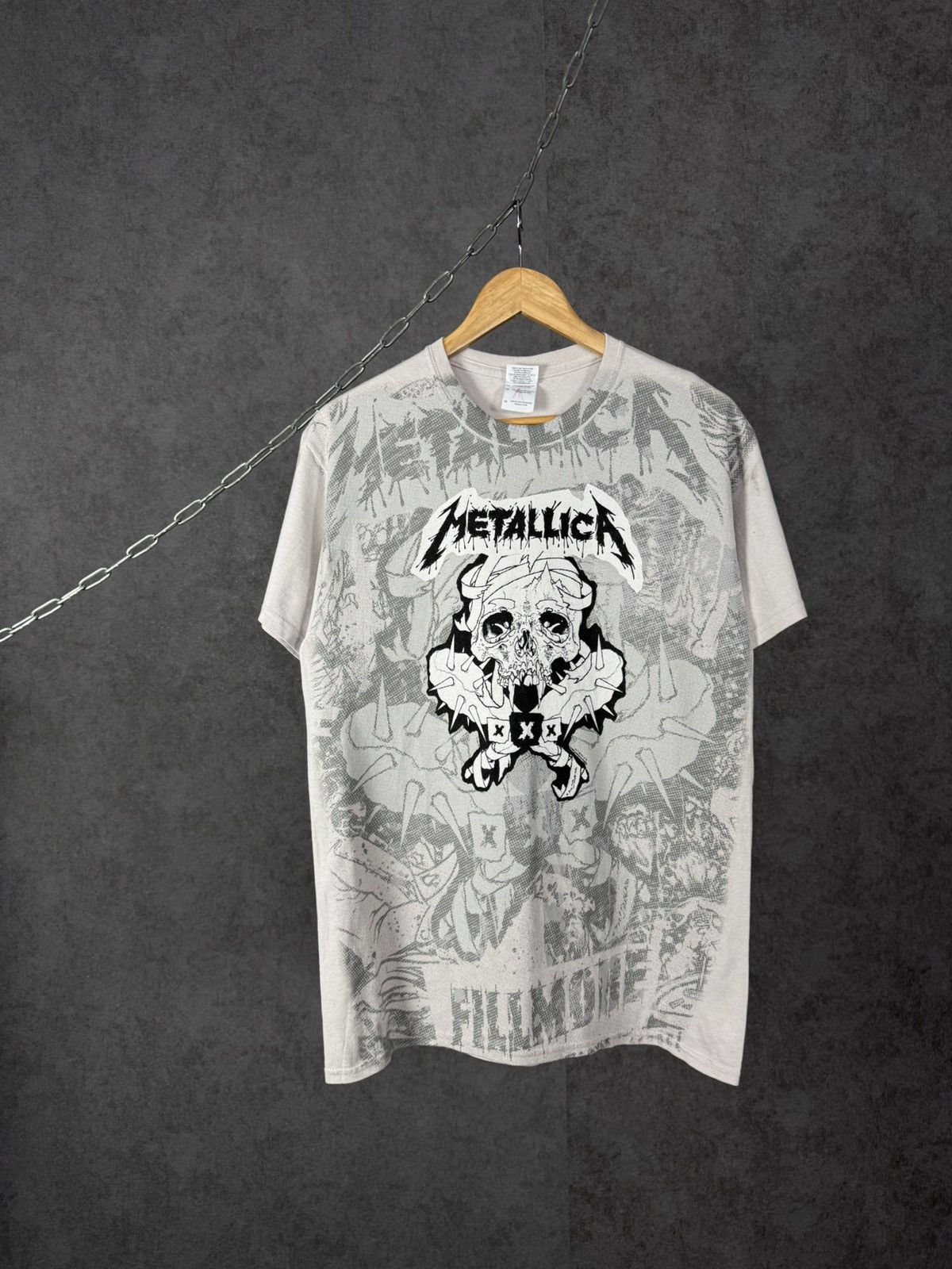 Metallica Metallica 2011 skulls vintage rock band tee Size US M / EU 48-50 / 2 - 1 Thumbnail