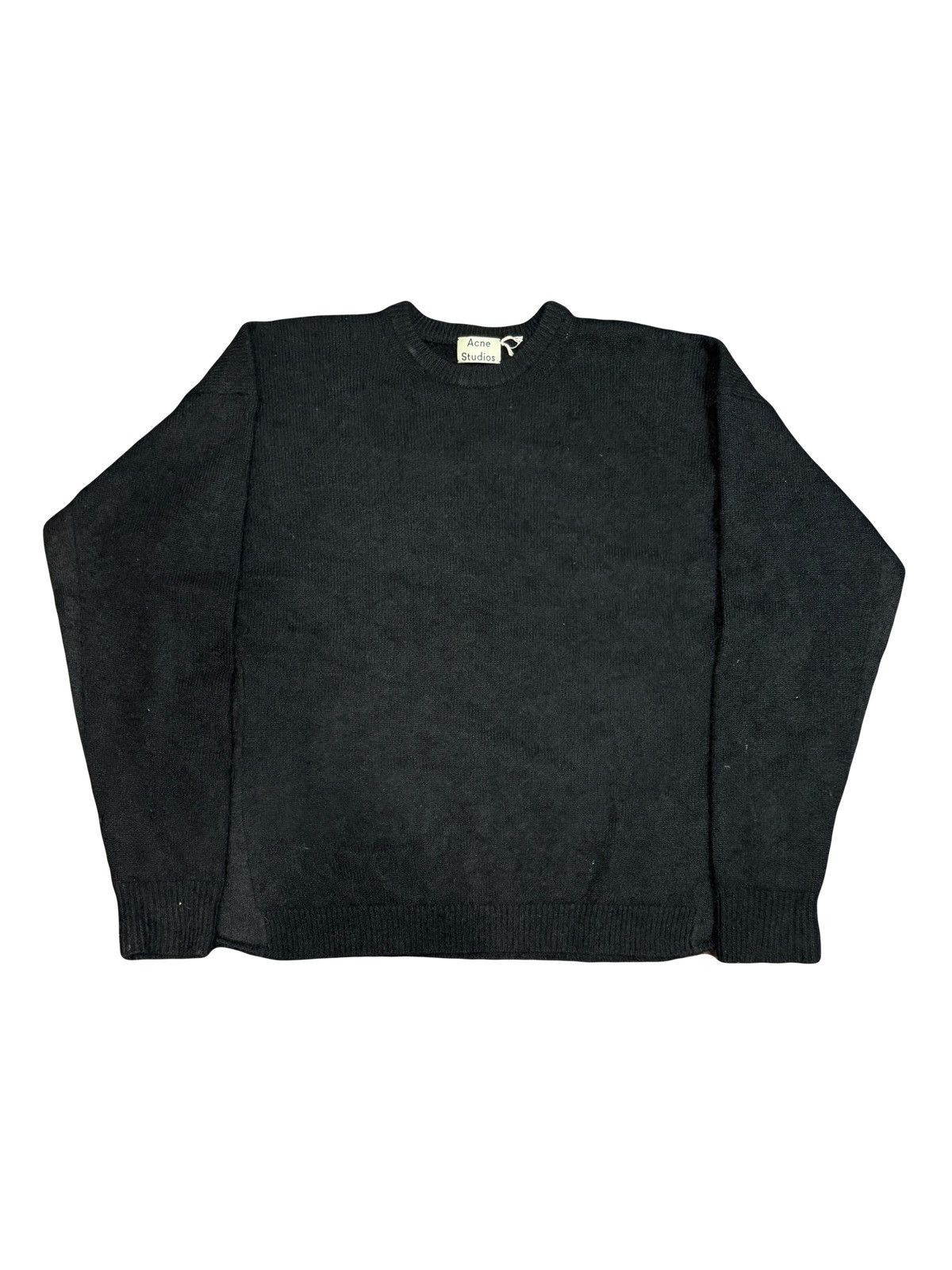 Acne Studios Acne Studios Demi Mix PAW14 Wool Mohair Black Sweater Size US S / EU 44-46 / 1 - 1 Thumbnail