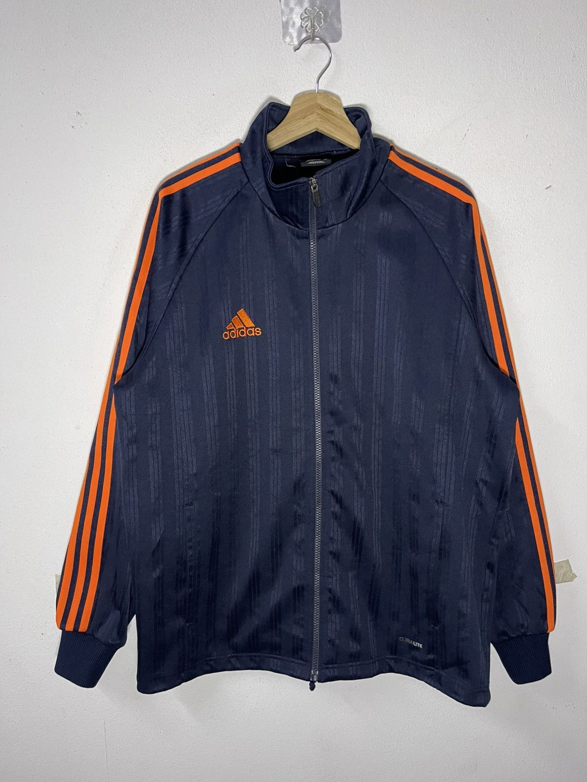 Adidas Adidas Track Jacket Stripes Orange Size US L / EU 52-54 / 3 - 1 Thumbnail