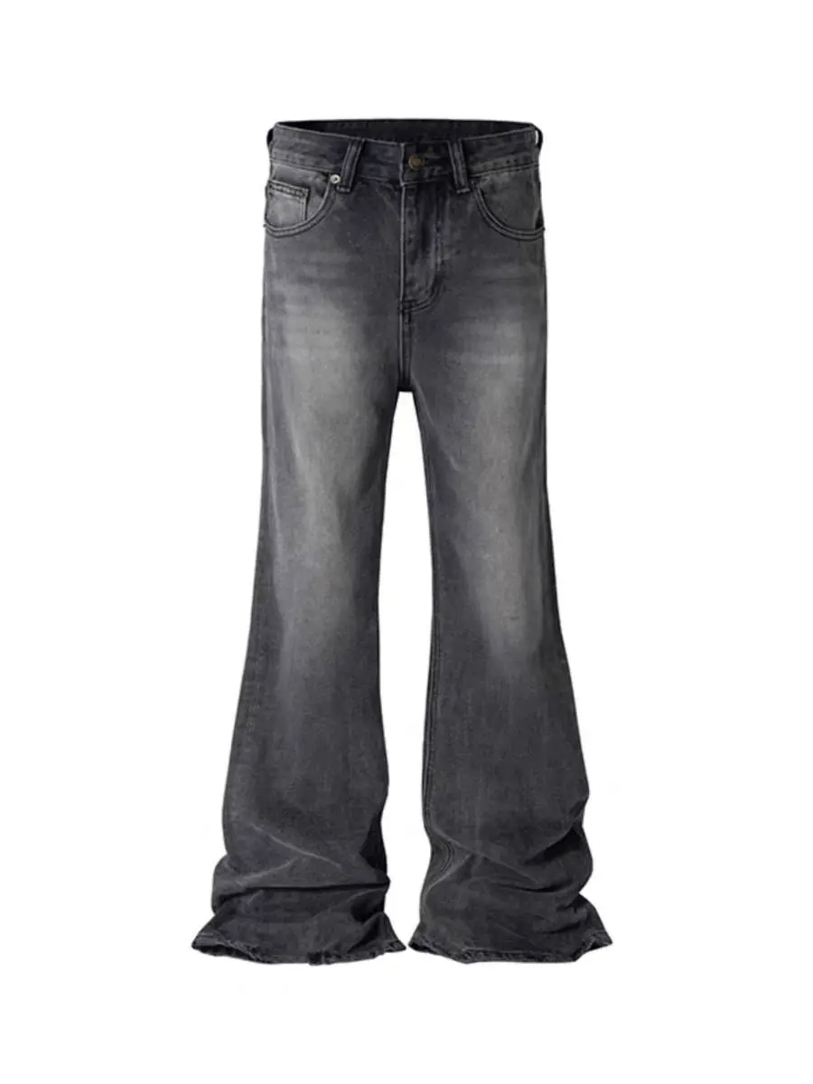 Japanese Brand × Jean High street style washed vintage micro flare jeans Size US 34 / EU 50 - 5 Thumbnail