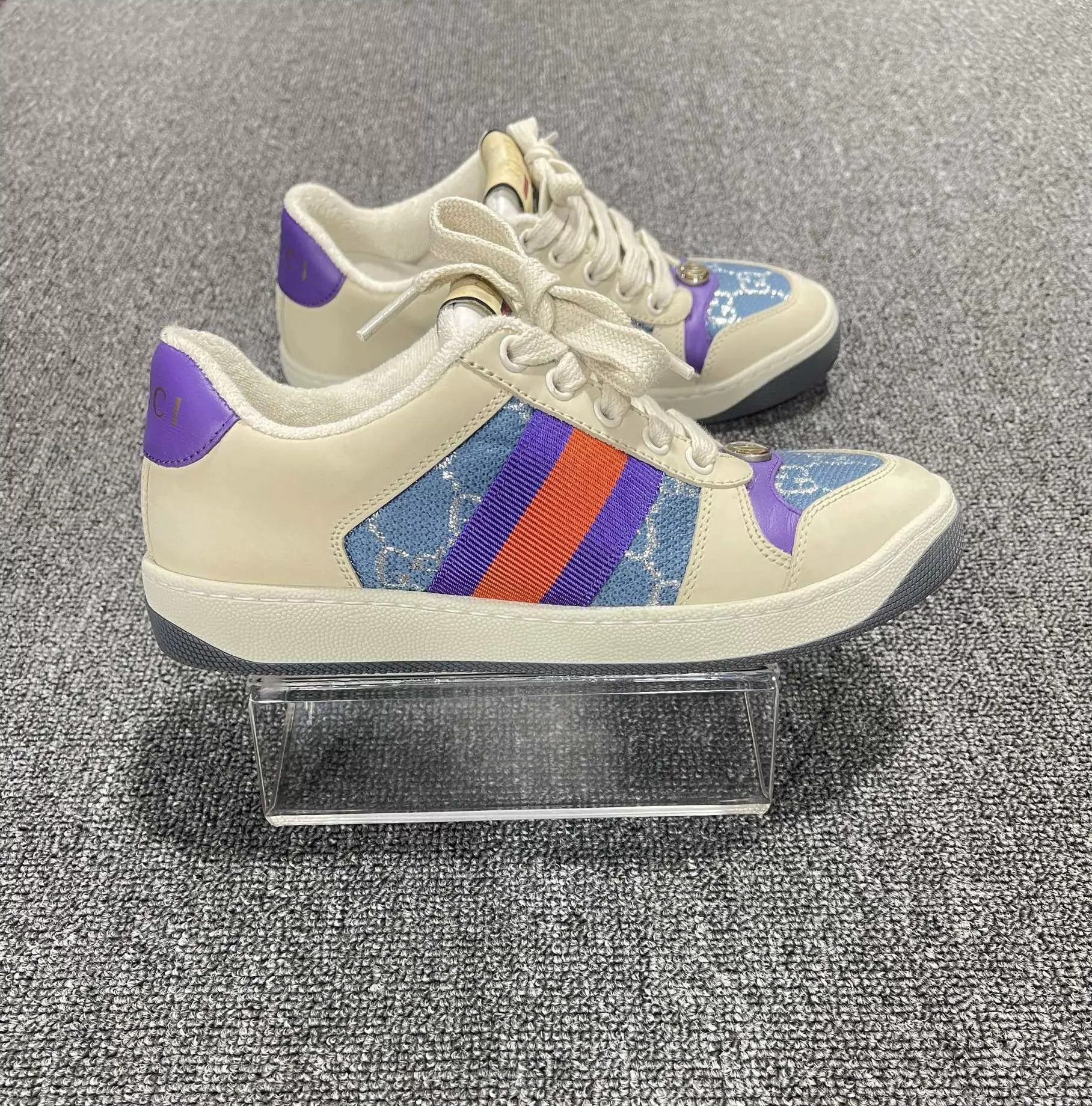 Gucci Gucci Tried On Sneakers Women's 35.5 Box & Dust Bag Size US 5 / IT 35 - 4 Thumbnail