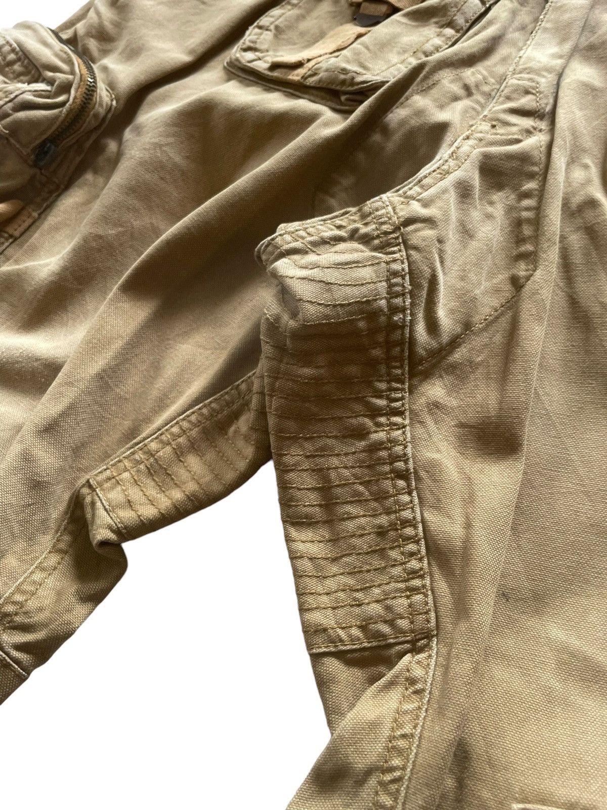 Japanese Brand × Junya Watanabe Junyawatanabe Dolce Gabanna Style Distressed Baggy Cargos Size US 32 / EU 48 - 11 Thumbnail