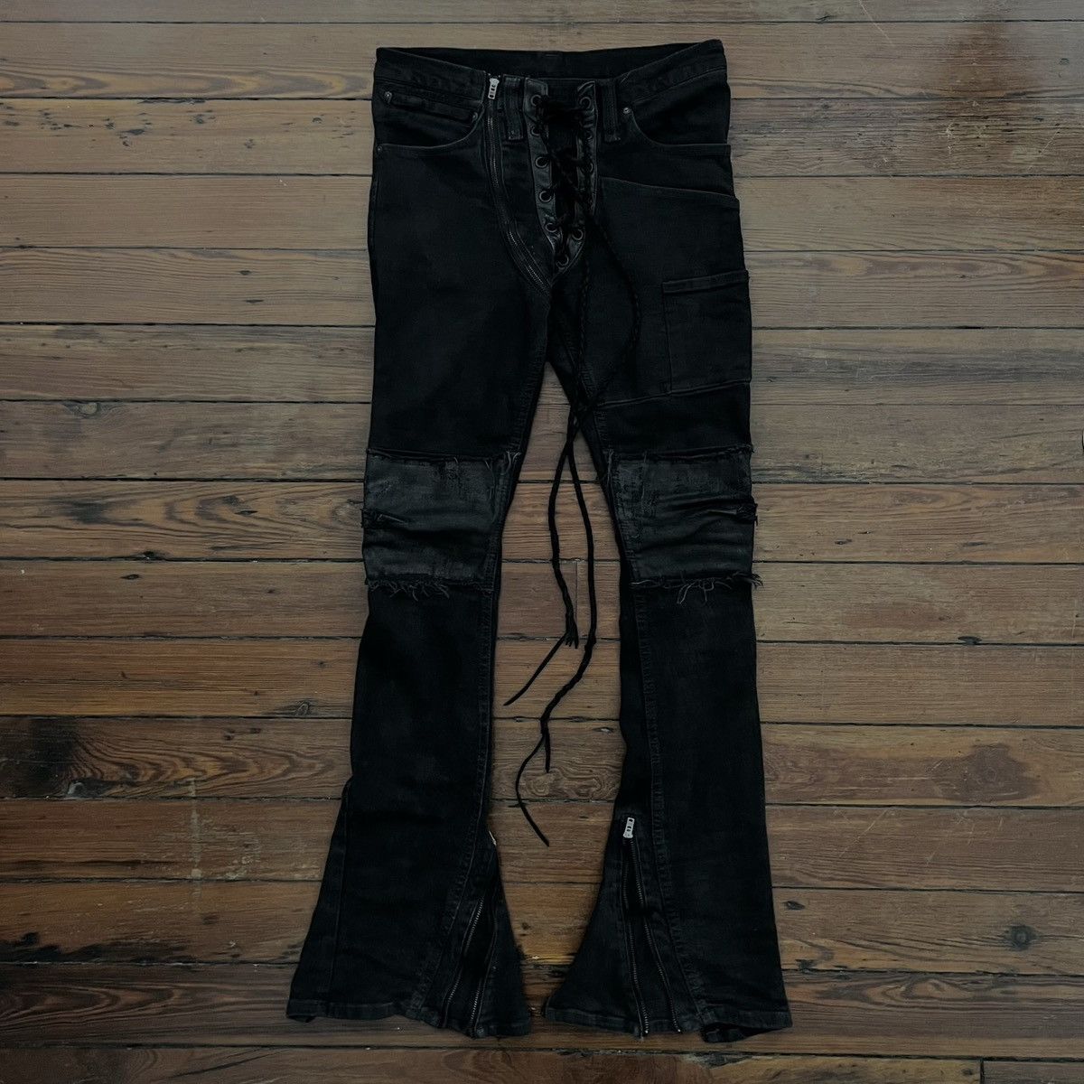 If Six Was Nine If six was nine lace up denim | Grailed