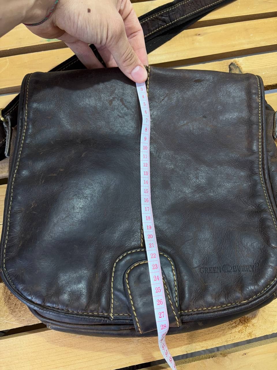 Handmade Handmade Diesel style Leather Y2K Vintage Fade Bag Size ONE SIZE - 13 Thumbnail