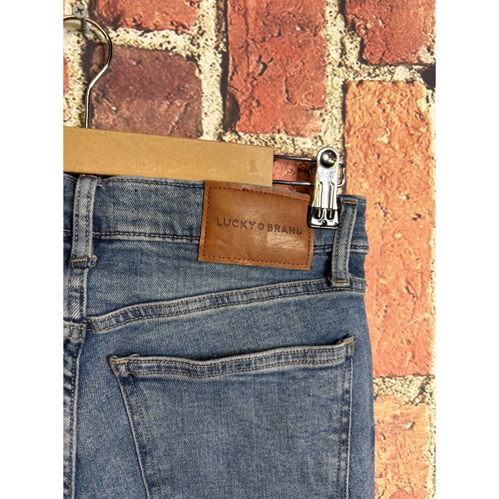 Lucky Brand Lucky Brand Ava Mid Rise Skinny Jeans Womens 4 Blue 27in Inseam 28in 5-Pocket Denim Cotton Blend Stretch Regular Size 4 Size 27" / US 4 / IT 40 - 4 Thumbnail