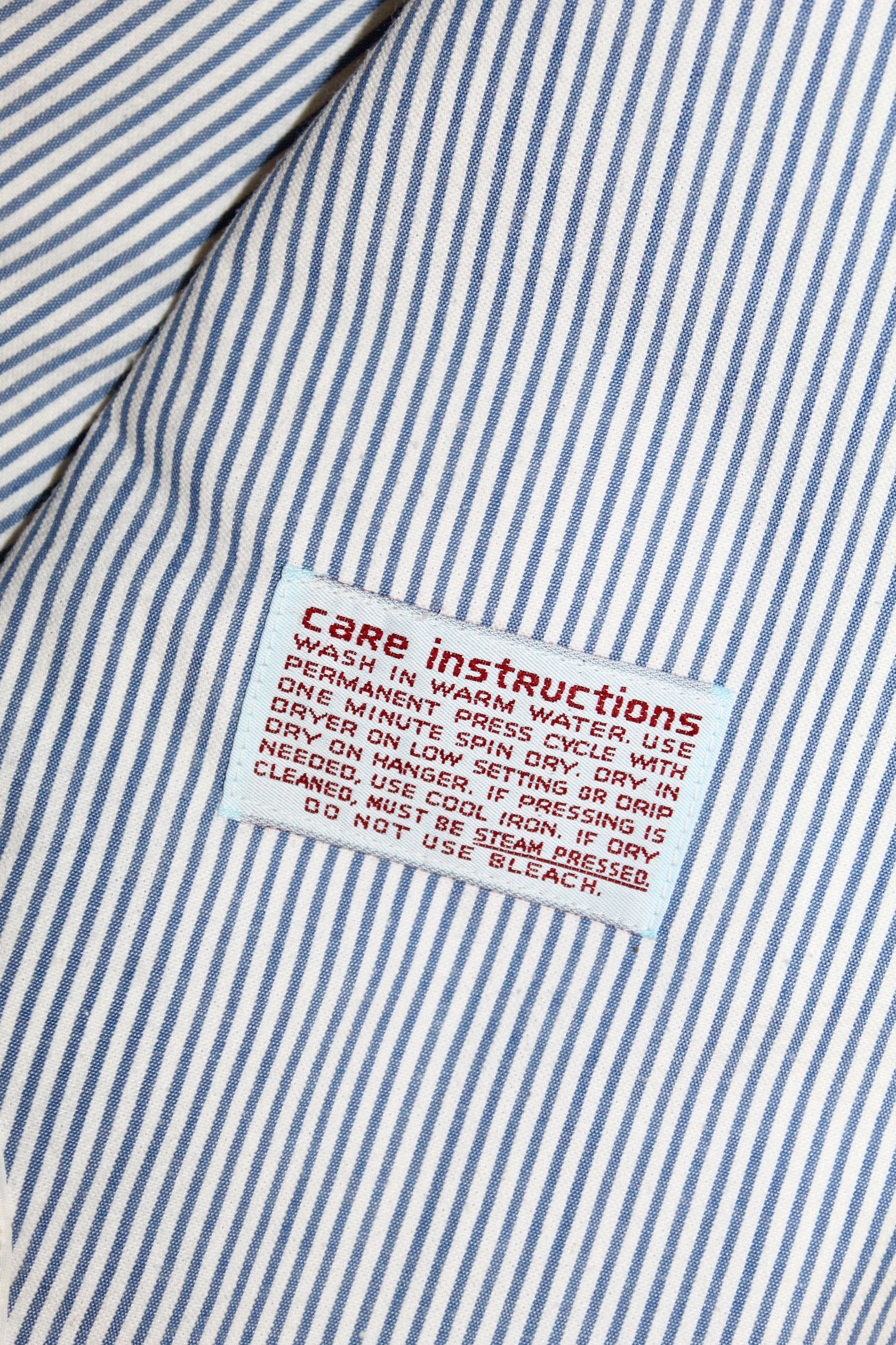 Orvis 💥70's USA ORVIS UNION MADE FRENCH HICKORY CHORE JACKET Size US M / EU 48-50 / 2 - 13 Thumbnail